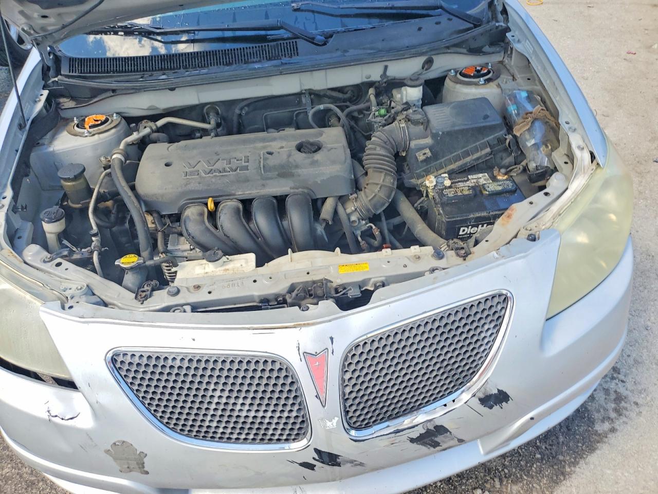 2005 Pontiac Vibe Silver vin: 5Y2SL63815Z435231