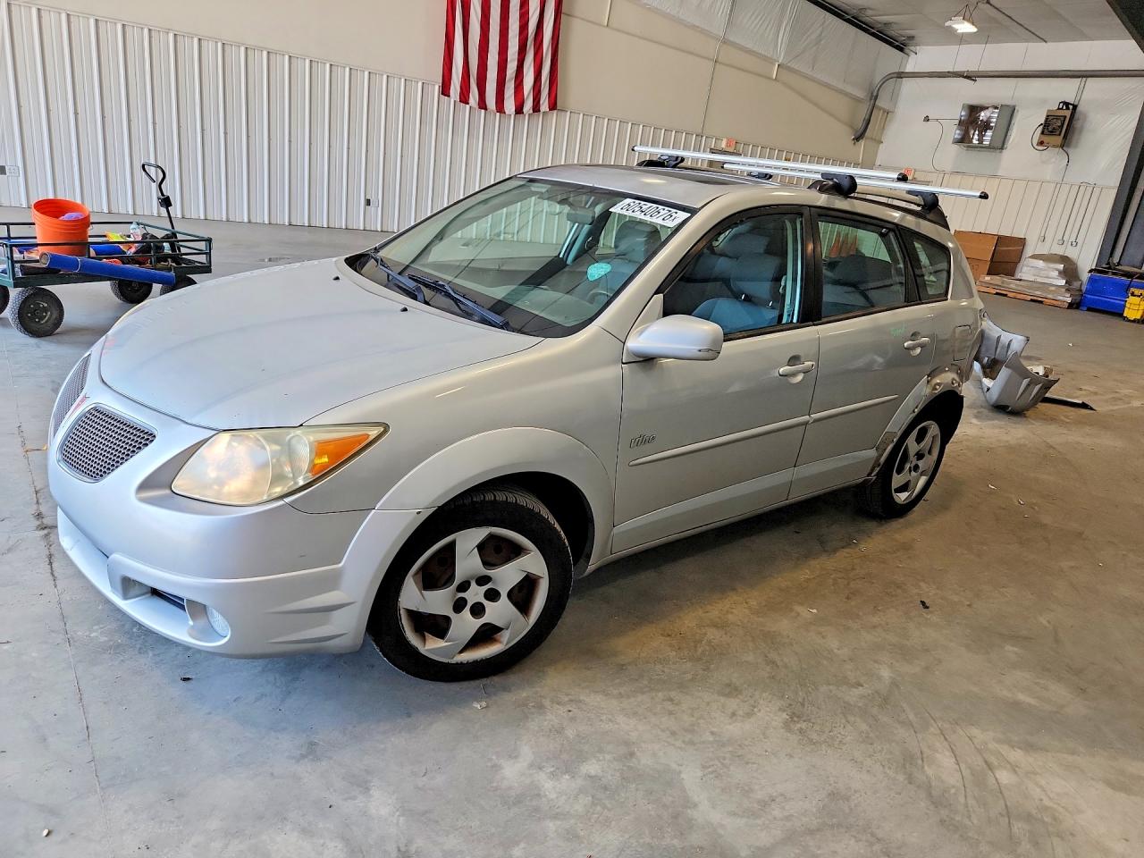 2005 Pontiac Vibe Gray vin: 5Y2SL63815Z441353