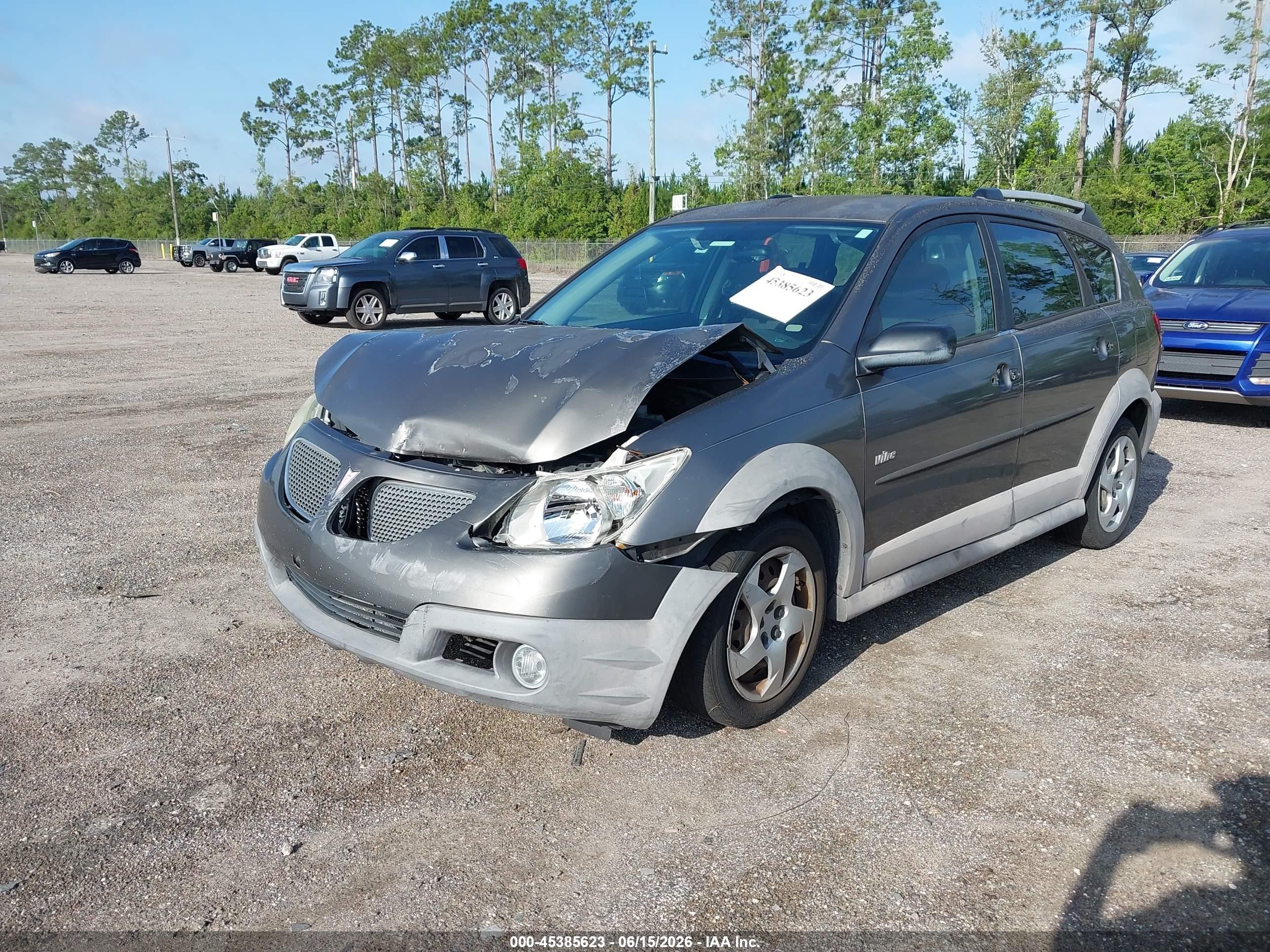 2005 Pontiac Vibe   Gray vin: 5Y2SL63815Z481464