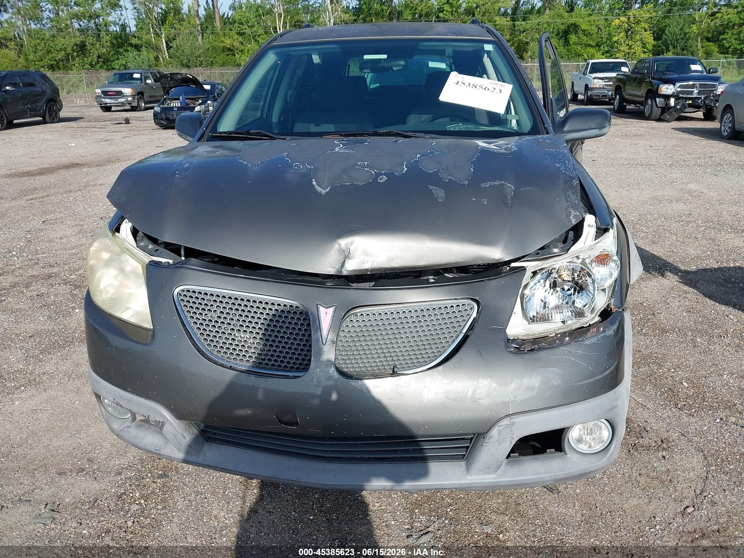 2005 Pontiac Vibe   Gray vin: 5Y2SL63815Z481464