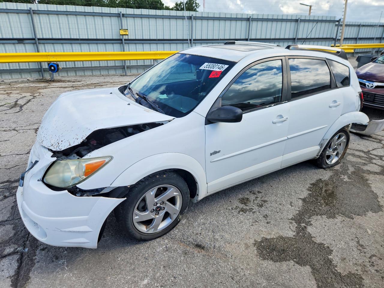 2005 Pontiac Vibe White vin: 5Y2SL63825Z412458