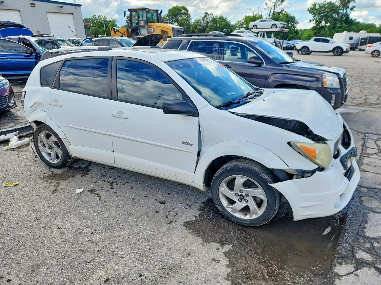 2005 Pontiac Vibe White vin: 5Y2SL63825Z412458