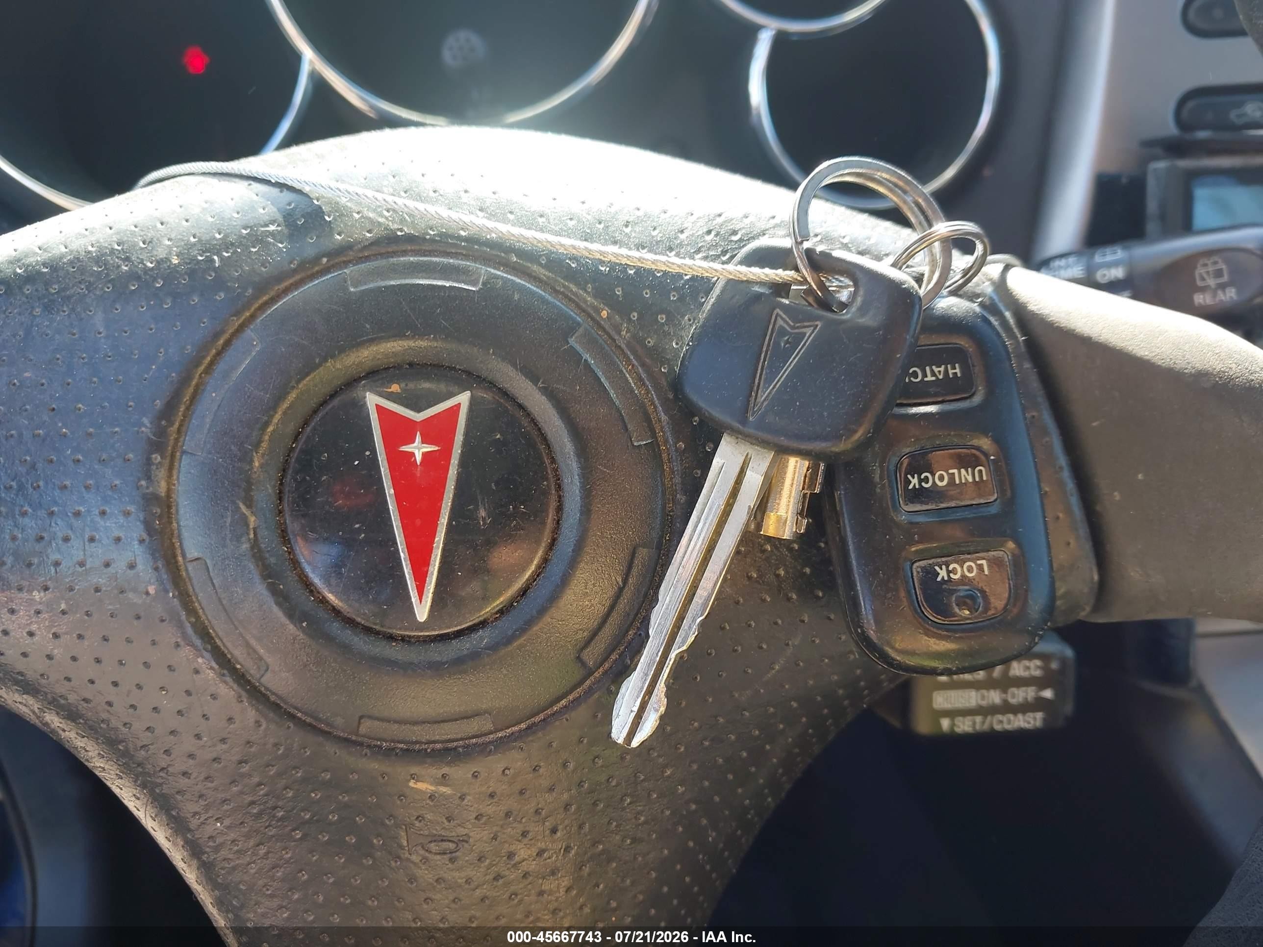 2005 Pontiac Vibe   Dark Blue vin: 5Y2SL63825Z412539