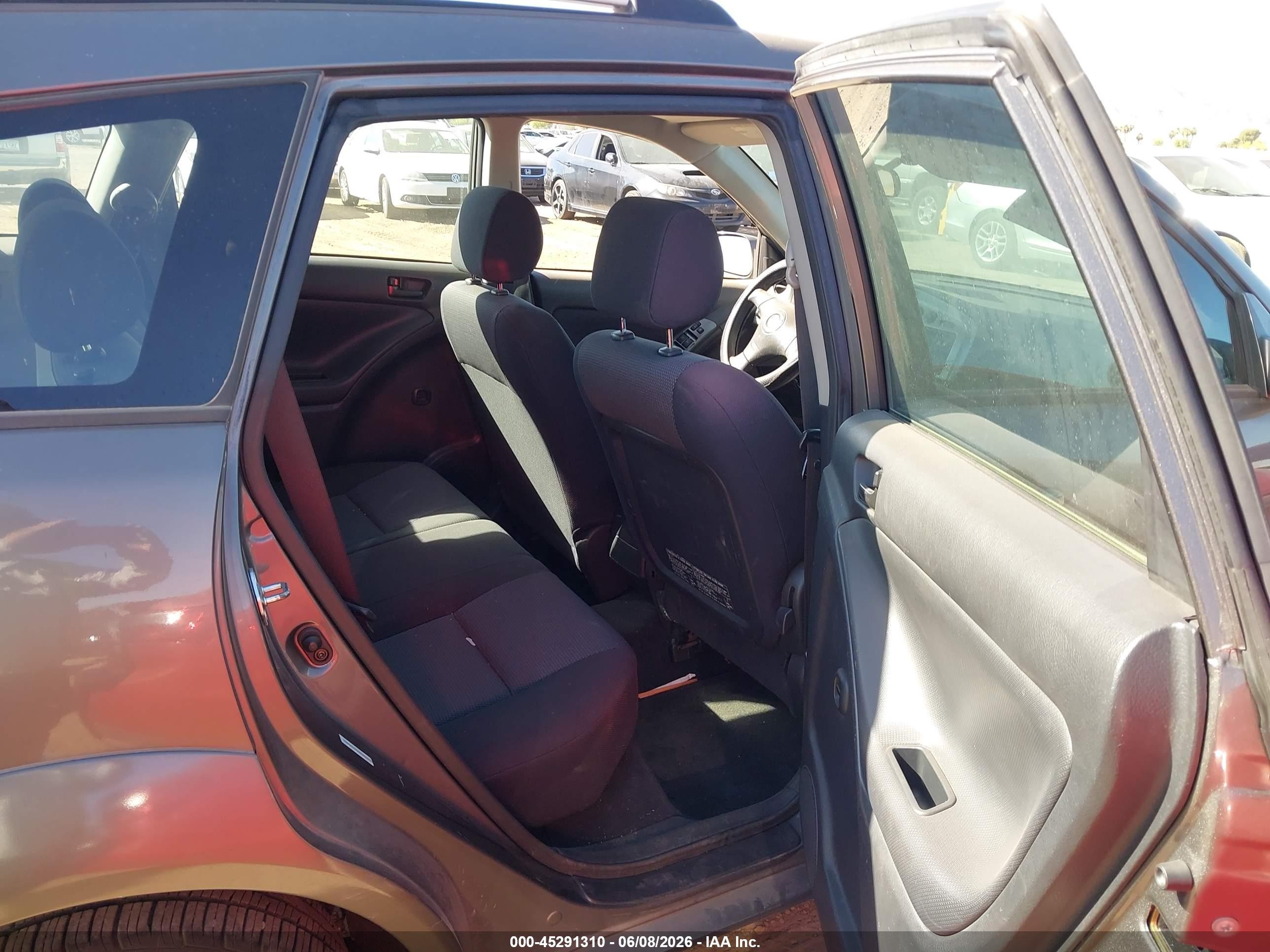 2005 Pontiac Vibe Gray vin: 5Y2SL63825Z435853