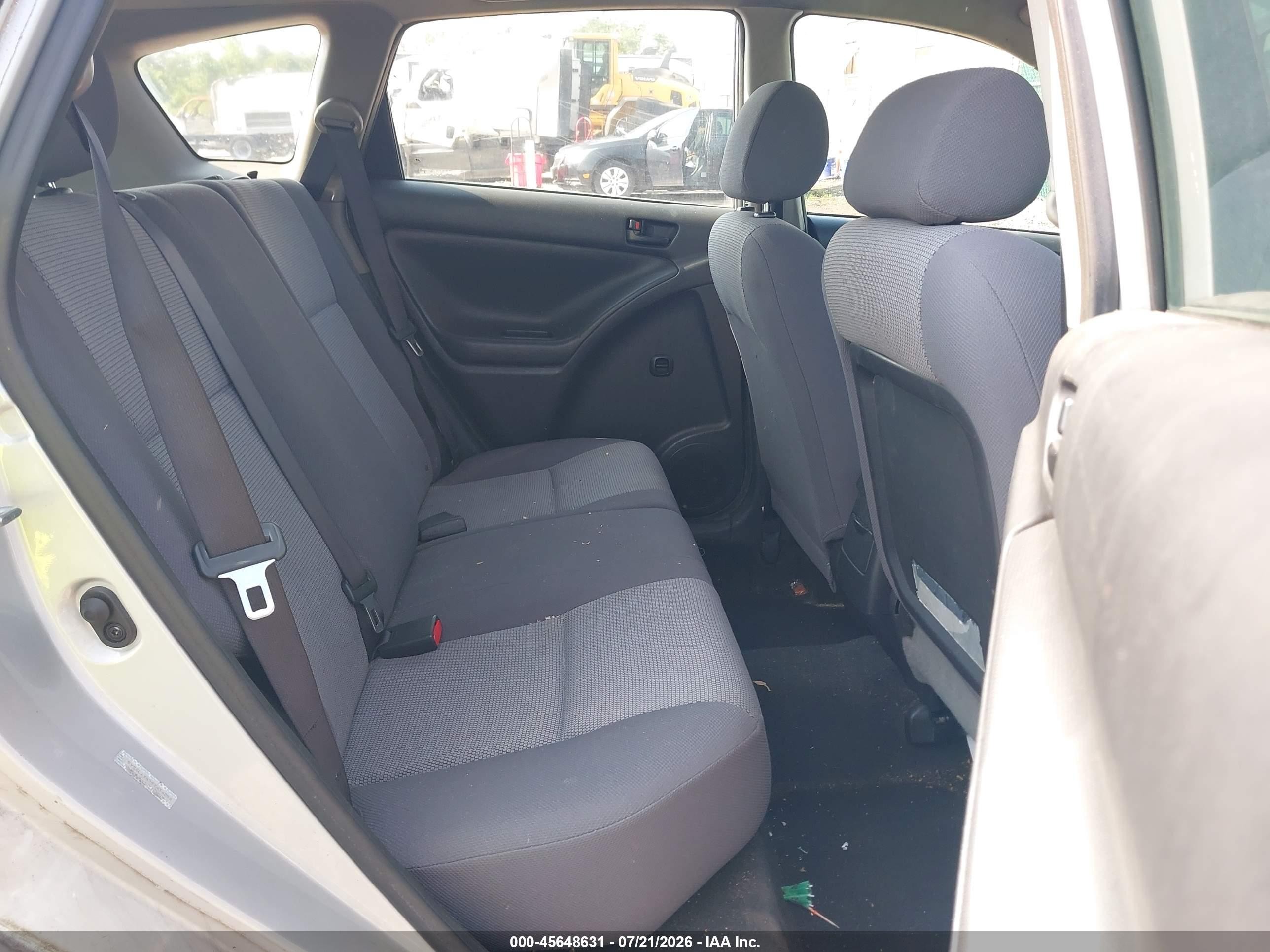 2005 Pontiac Vibe   Silver vin: 5Y2SL63835Z434758