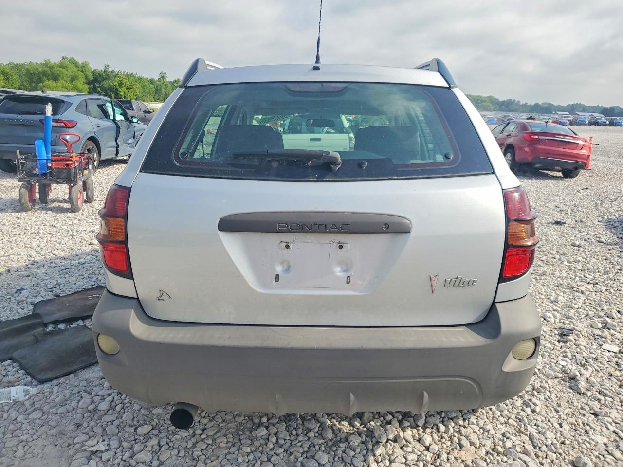 2005 Pontiac Vibe Silver vin: 5Y2SL63835Z458008