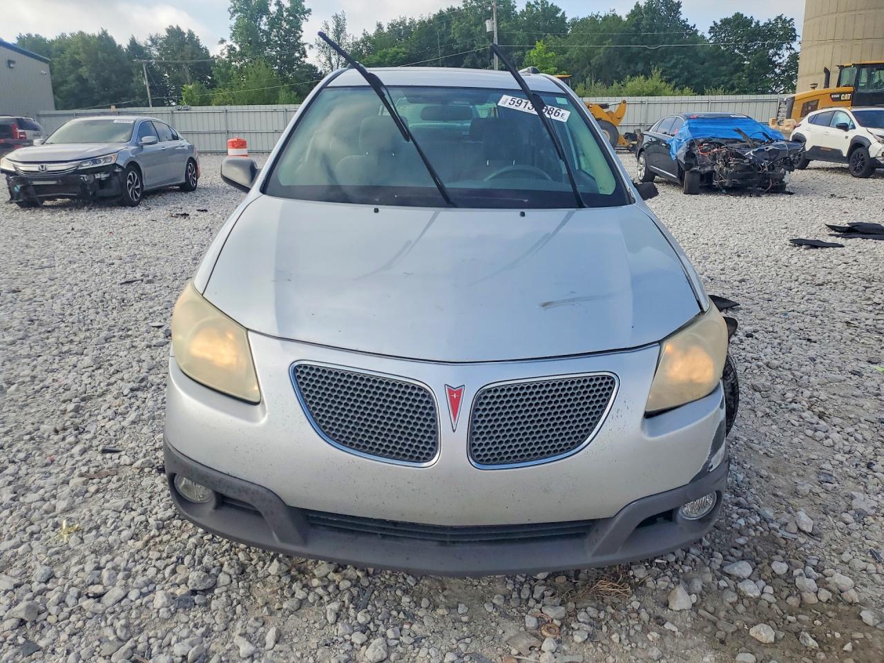 2005 Pontiac Vibe Silver vin: 5Y2SL63835Z458008