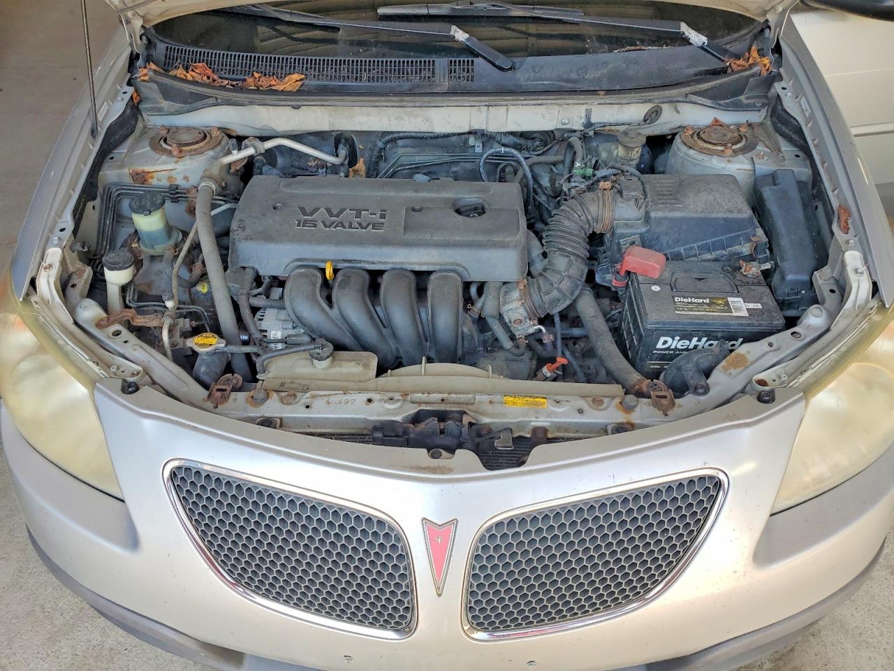 2005 Pontiac Vibe Silver vin: 5Y2SL63835Z483023