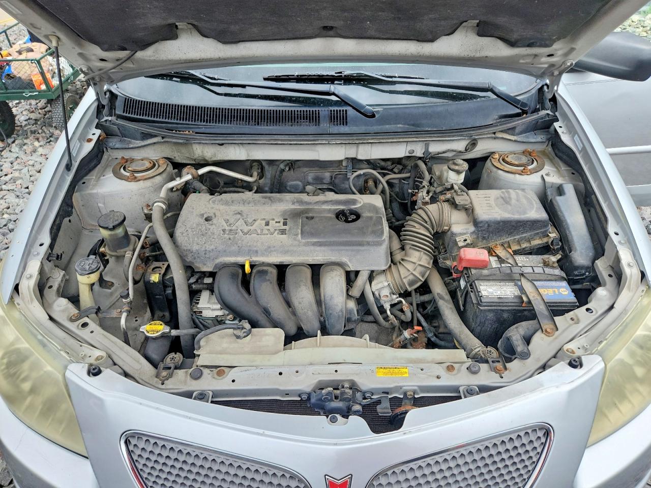 2005 Pontiac Vibe Silver vin: 5Y2SL63845Z423350