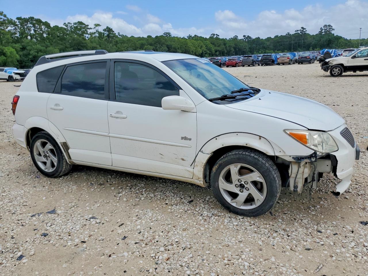 2005 Pontiac Vibe White vin: 5Y2SL63845Z432226