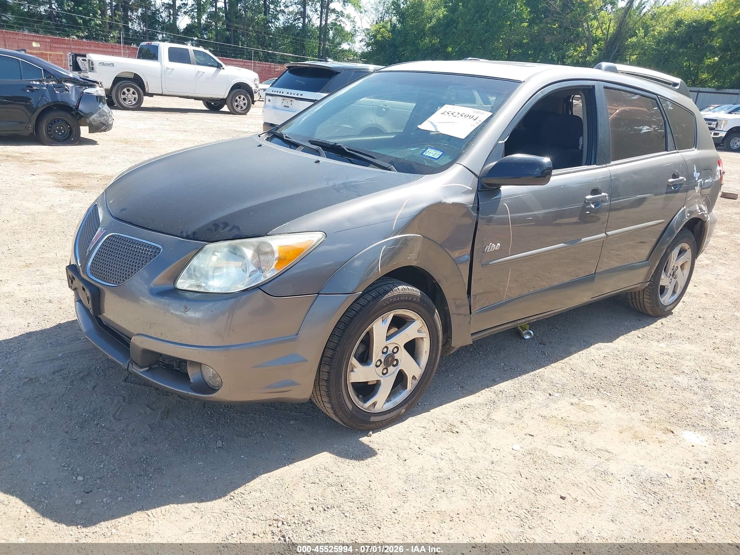 2005 Pontiac Vibe   Gray vin: 5Y2SL63845Z437426