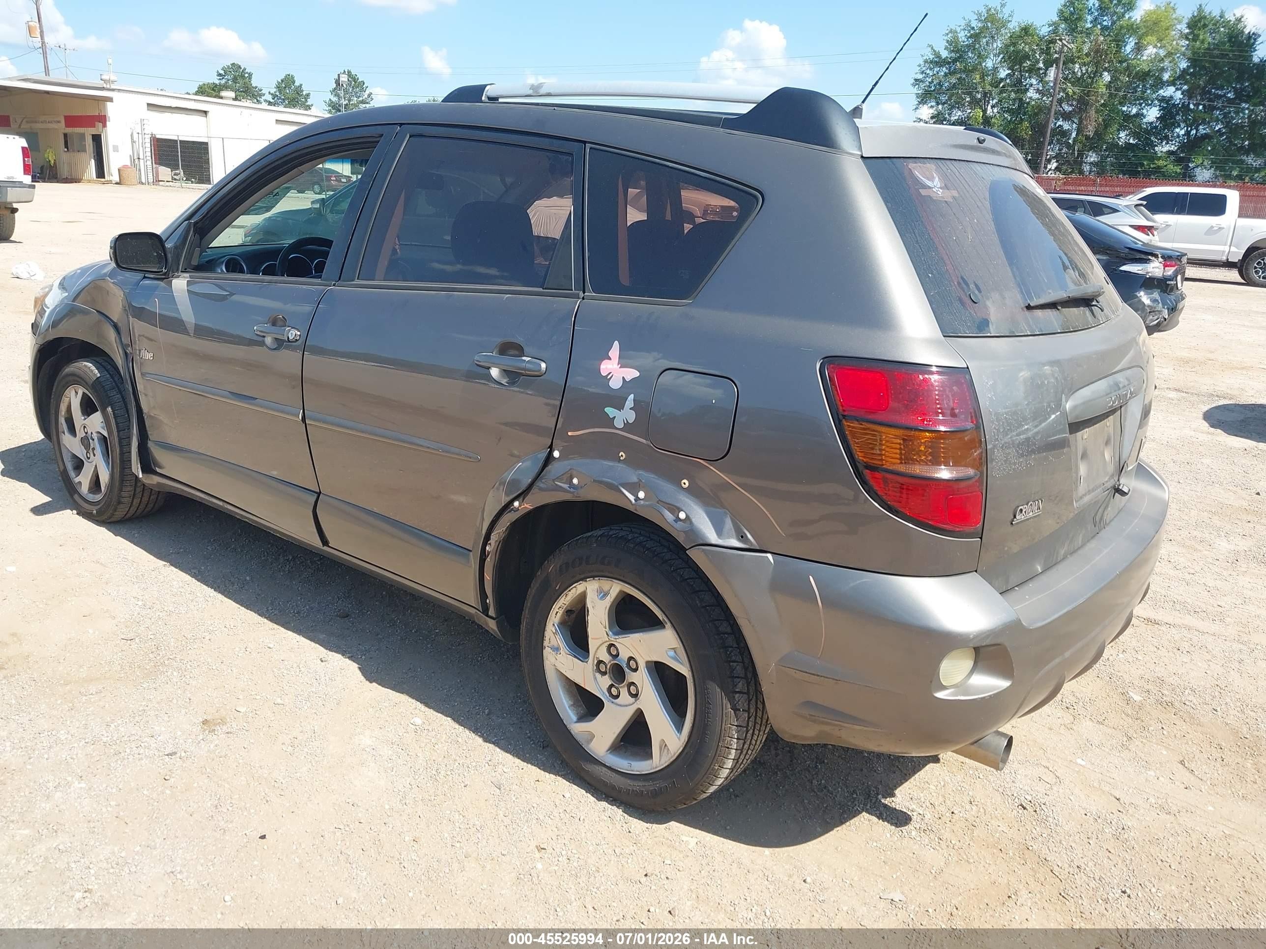 2005 Pontiac Vibe   Gray vin: 5Y2SL63845Z437426