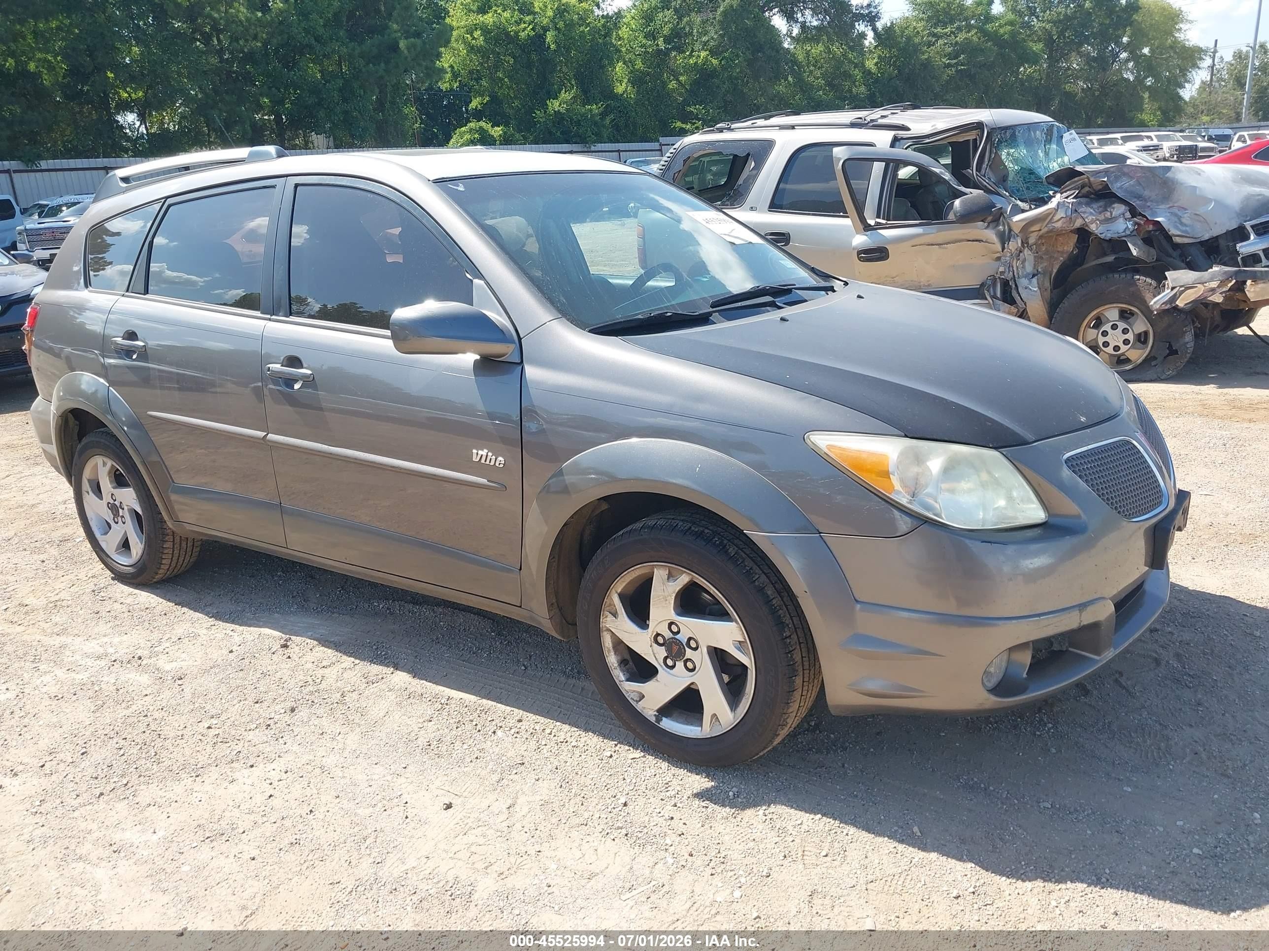 2005 Pontiac Vibe   Gray vin: 5Y2SL63845Z437426