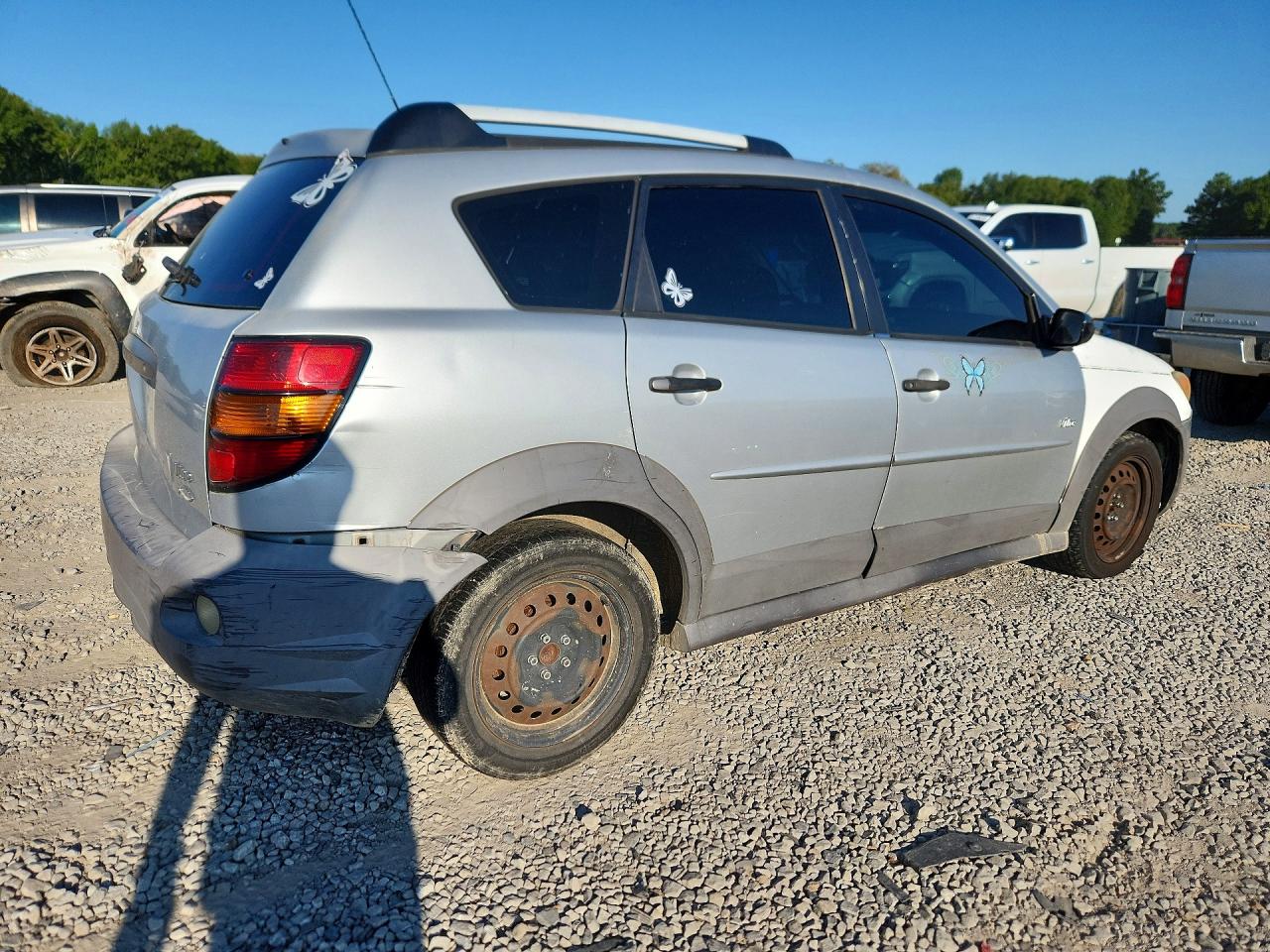 2005 Pontiac Vibe Silver vin: 5Y2SL63845Z459152