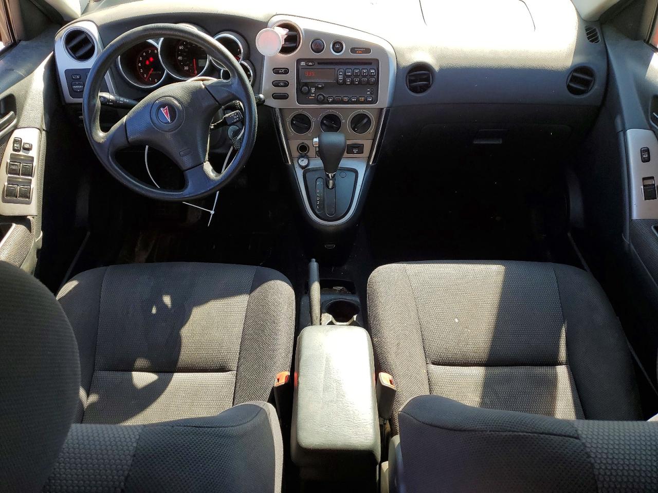 2005 Pontiac Vibe Red vin: 5Y2SL63845Z460334