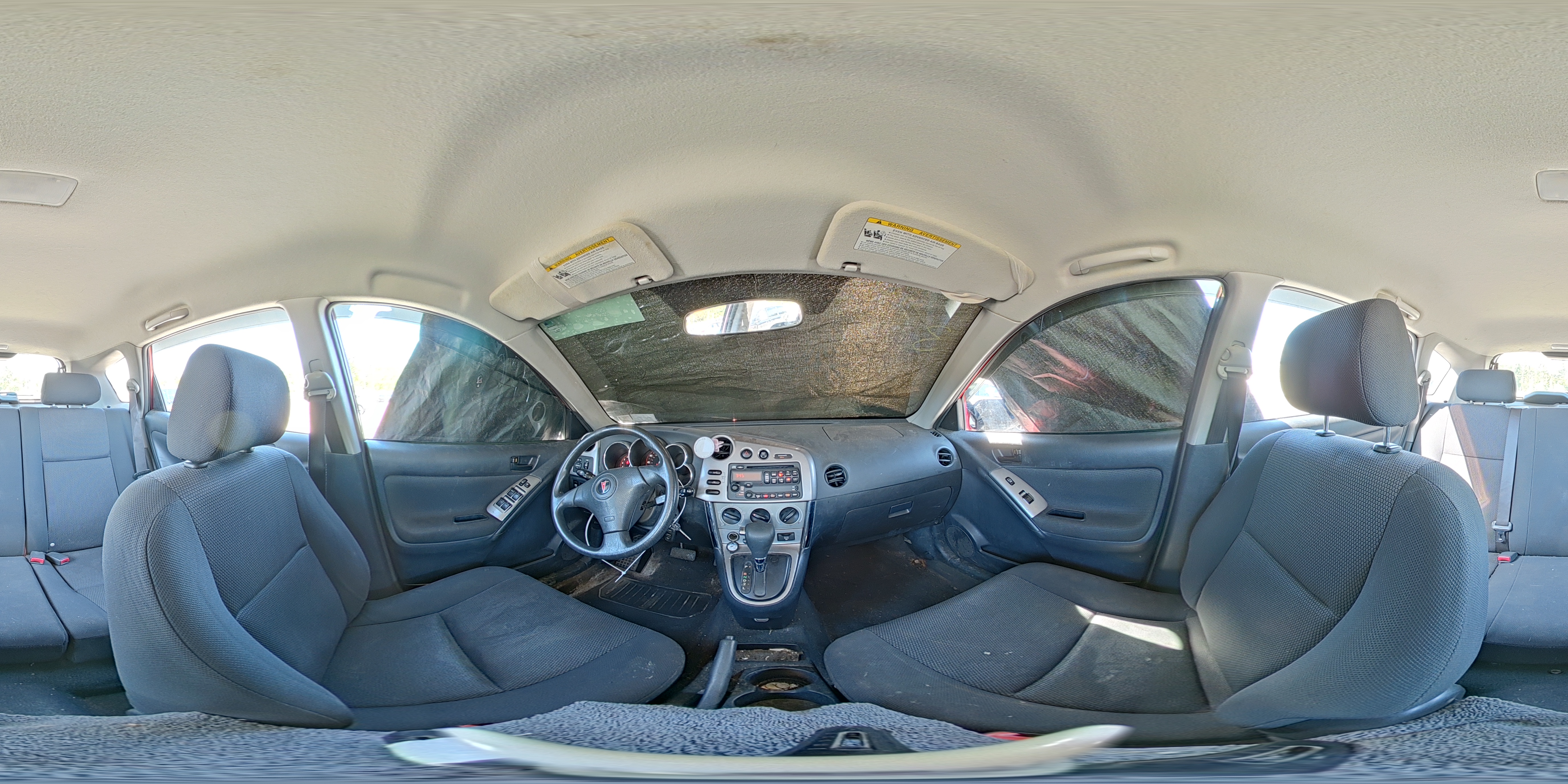 2005 Pontiac Vibe Red vin: 5Y2SL63845Z460334