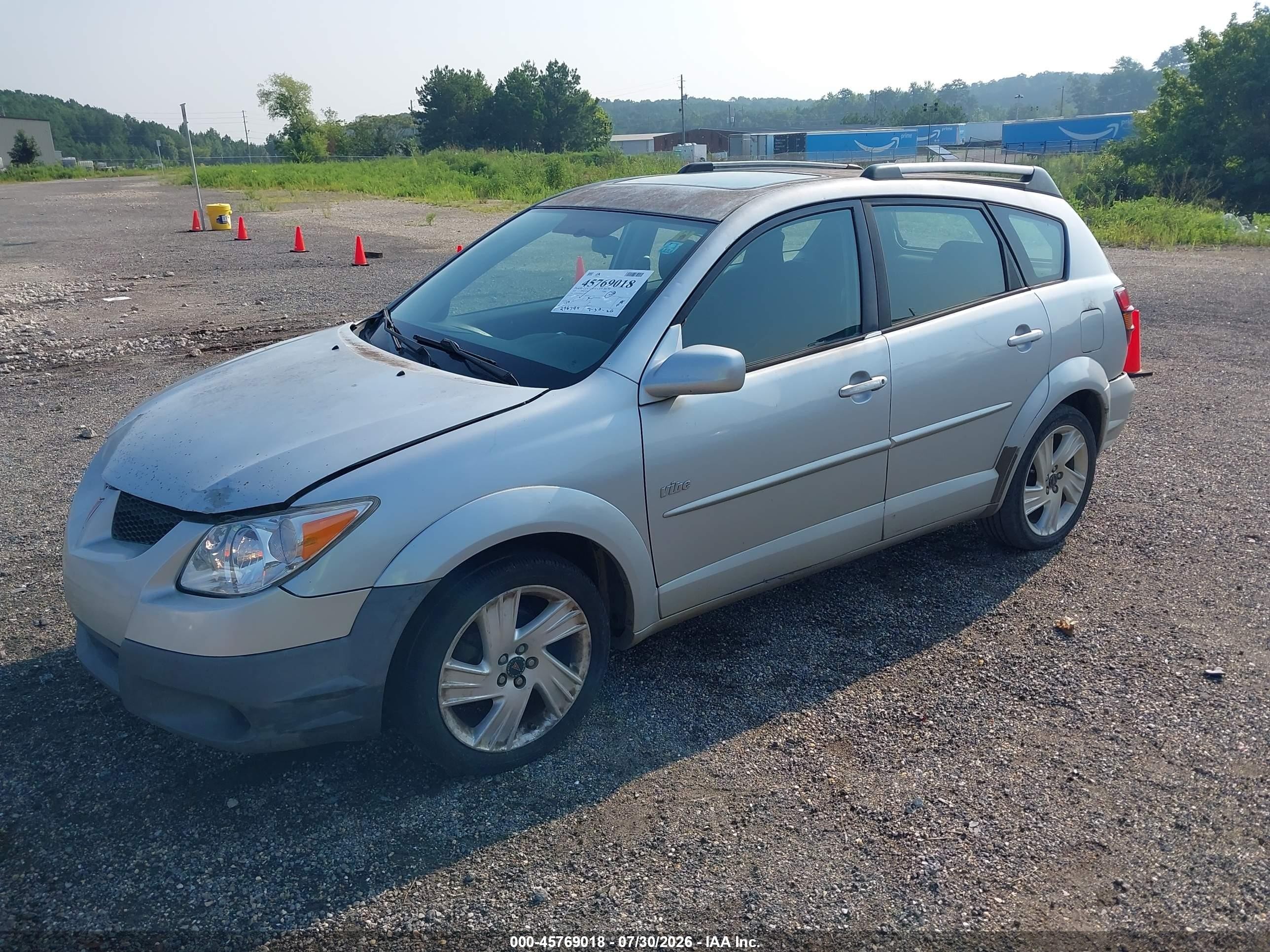 2005 Pontiac Vibe   Silver vin: 5Y2SL63845Z473469