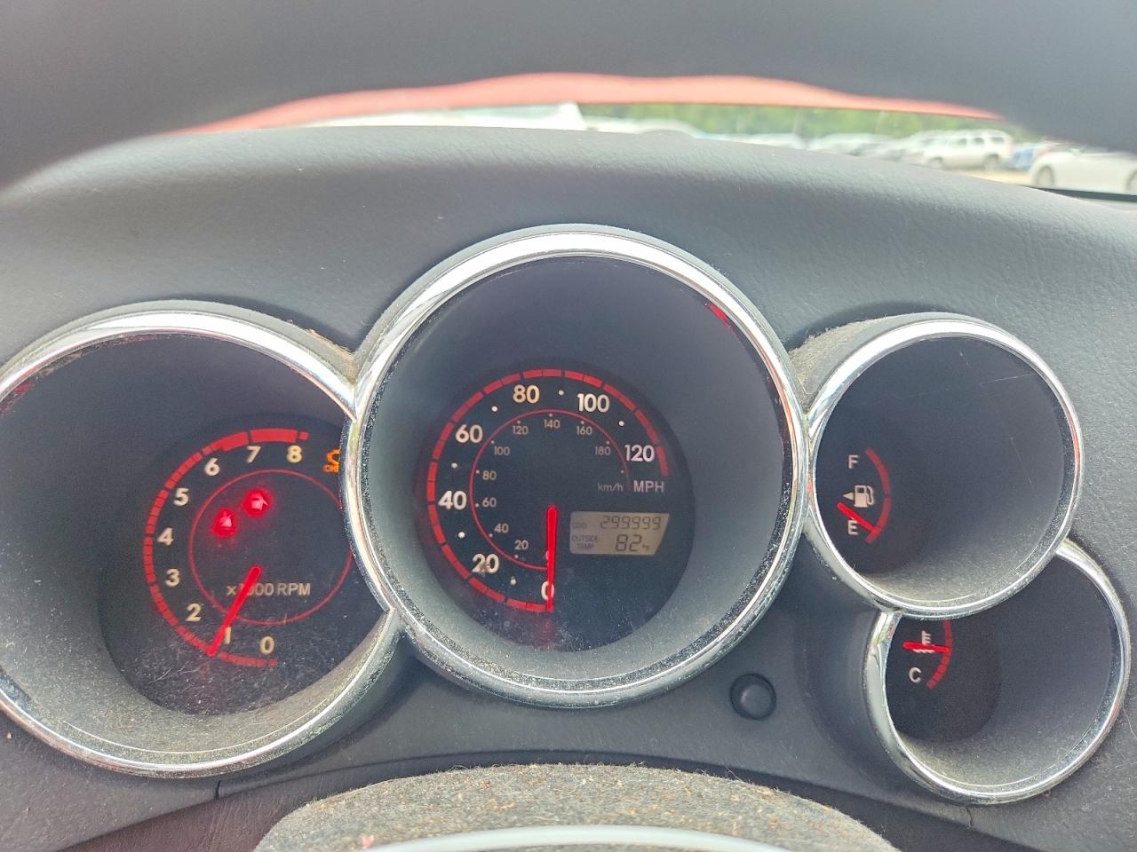 2005 Pontiac Vibe Red vin: 5Y2SL63845Z483158
