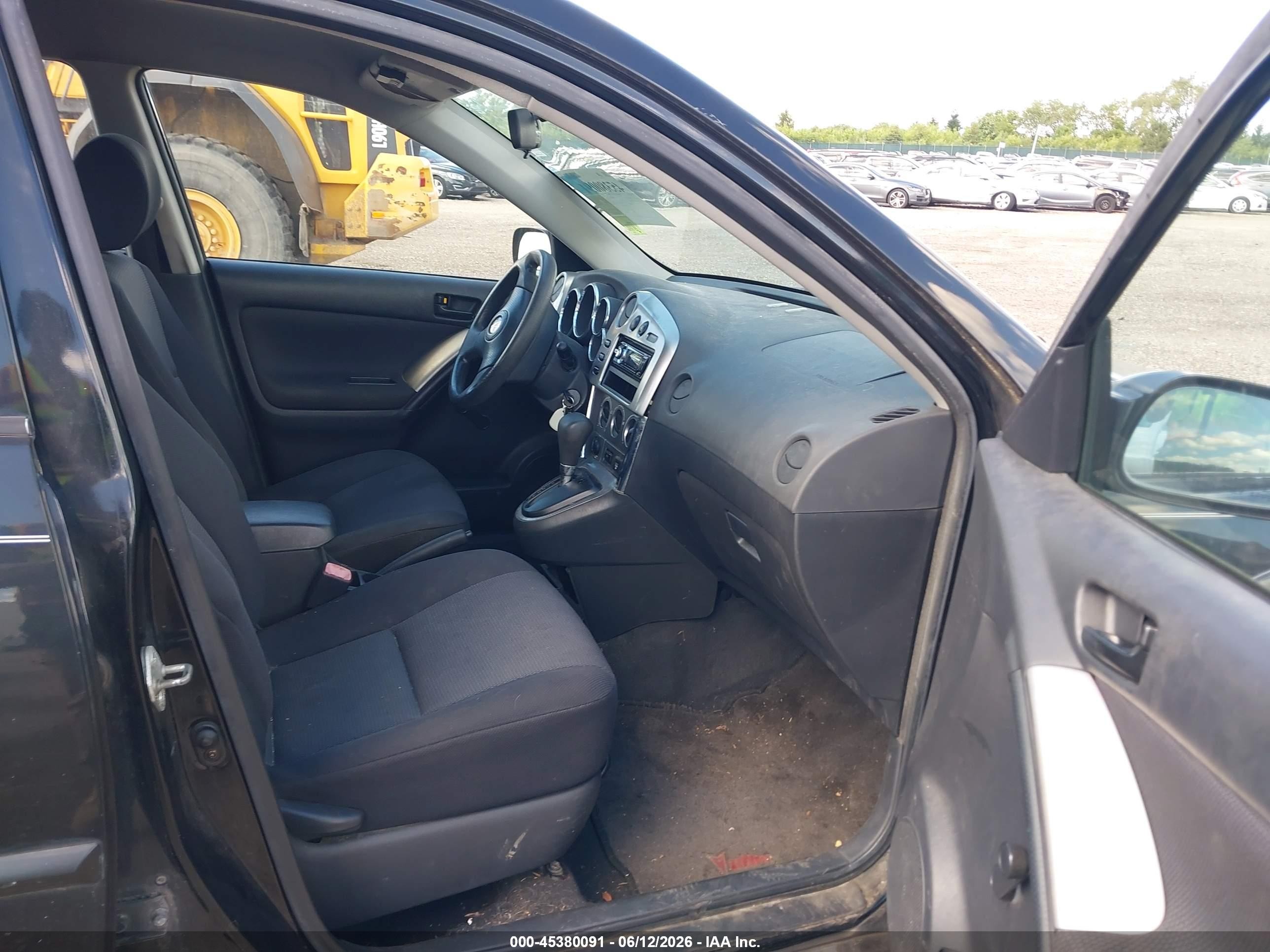 2005 Pontiac Vibe   Black vin: 5Y2SL63855Z408887