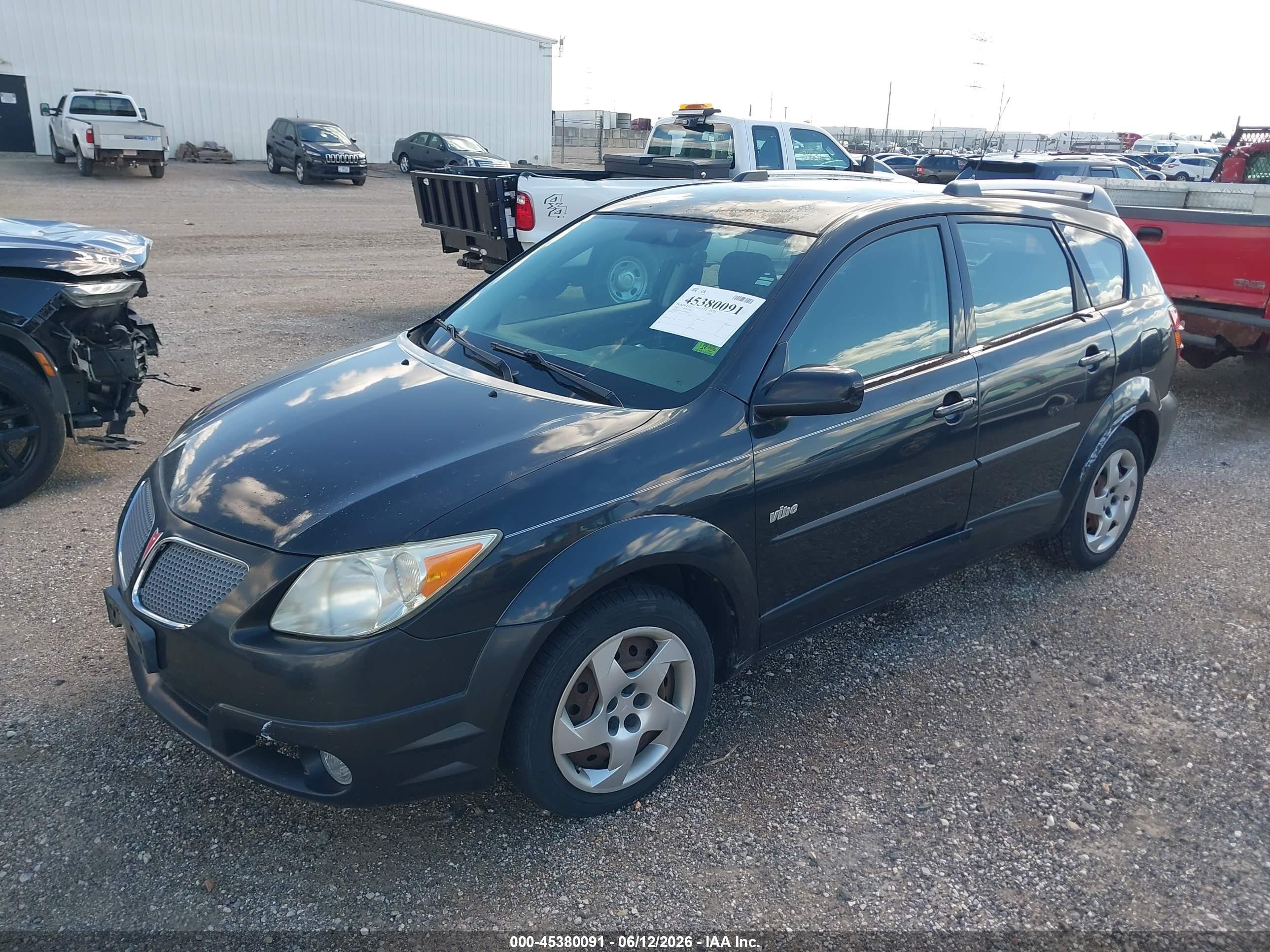 2005 Pontiac Vibe   Black vin: 5Y2SL63855Z408887