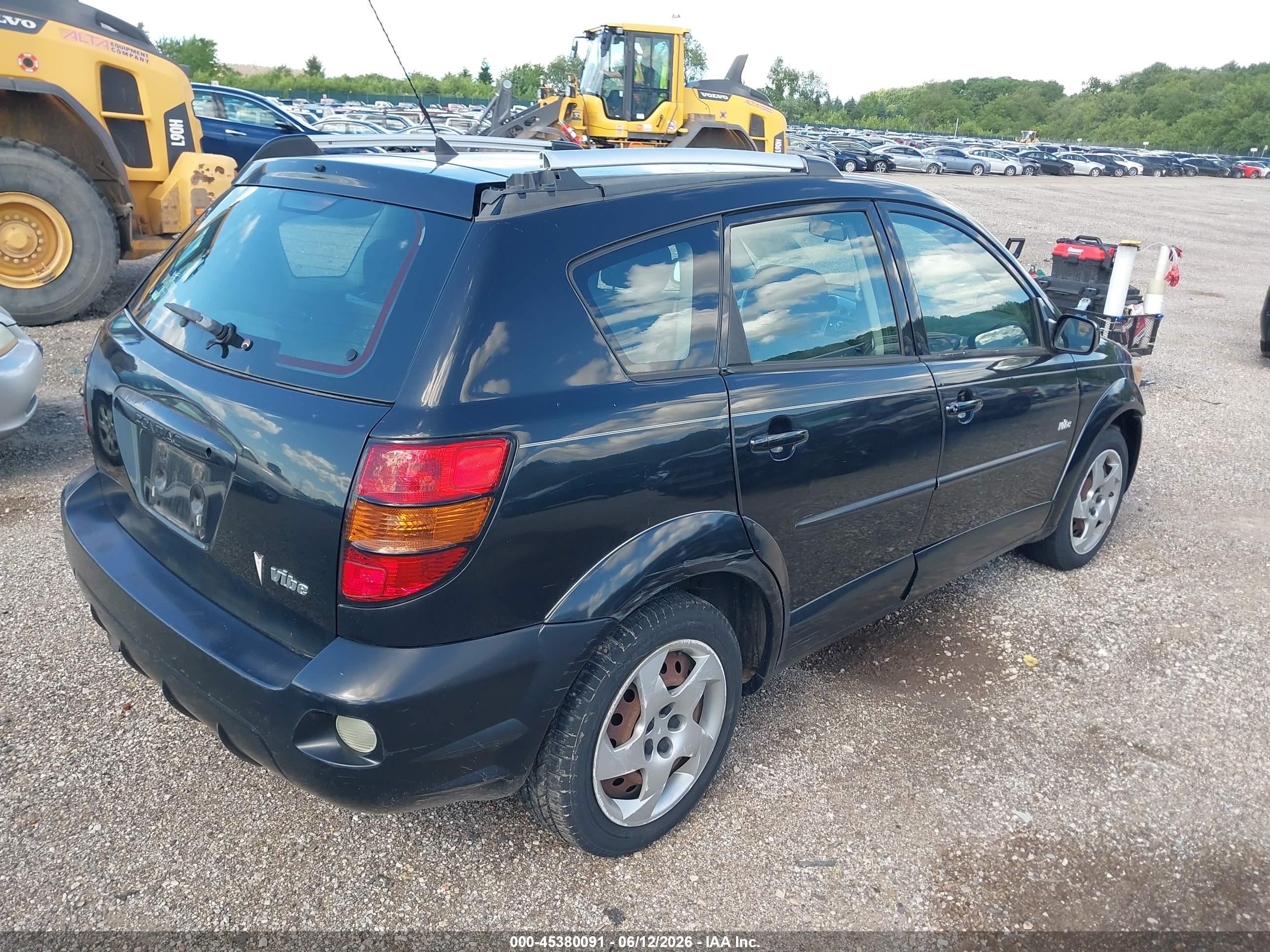 2005 Pontiac Vibe   Black vin: 5Y2SL63855Z408887