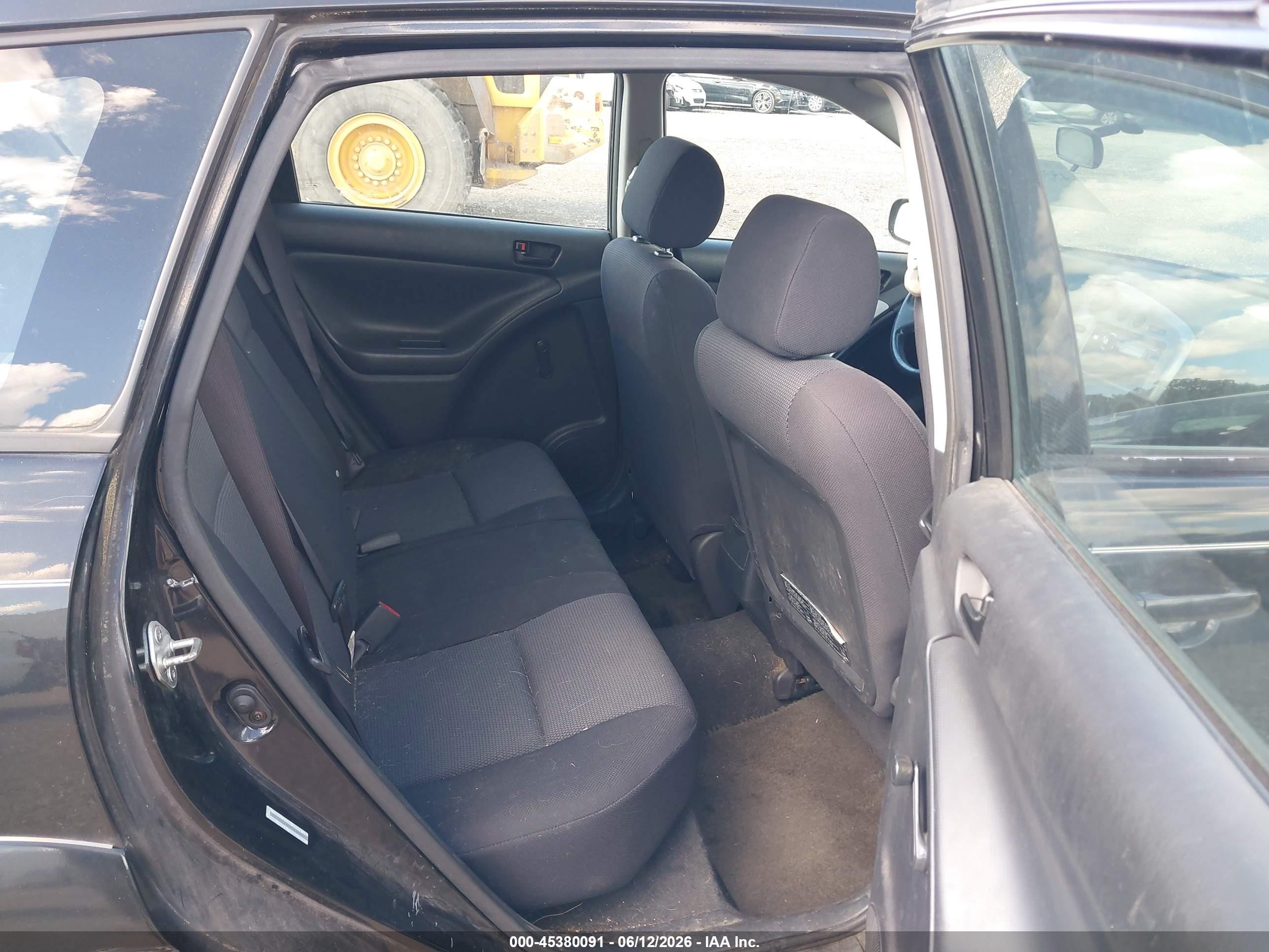2005 Pontiac Vibe   Black vin: 5Y2SL63855Z408887