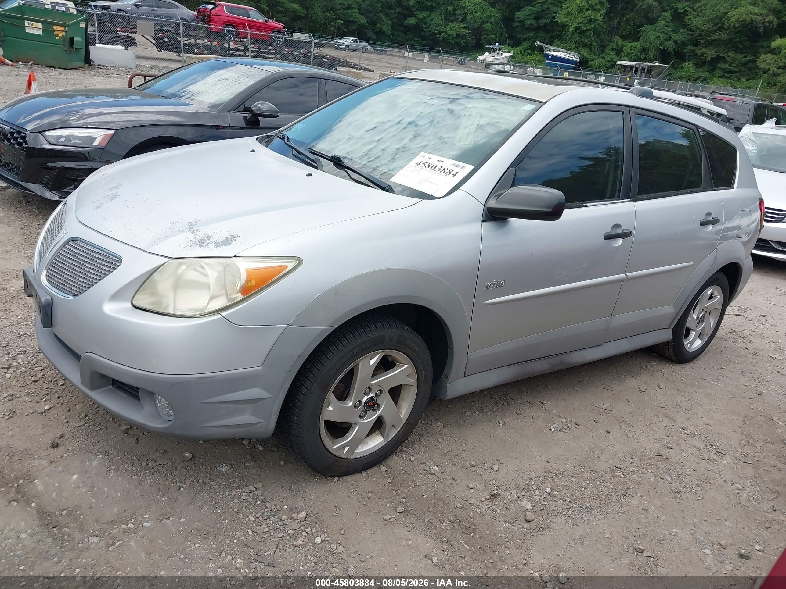 2005 Pontiac Vibe   Gray vin: 5Y2SL63855Z447785