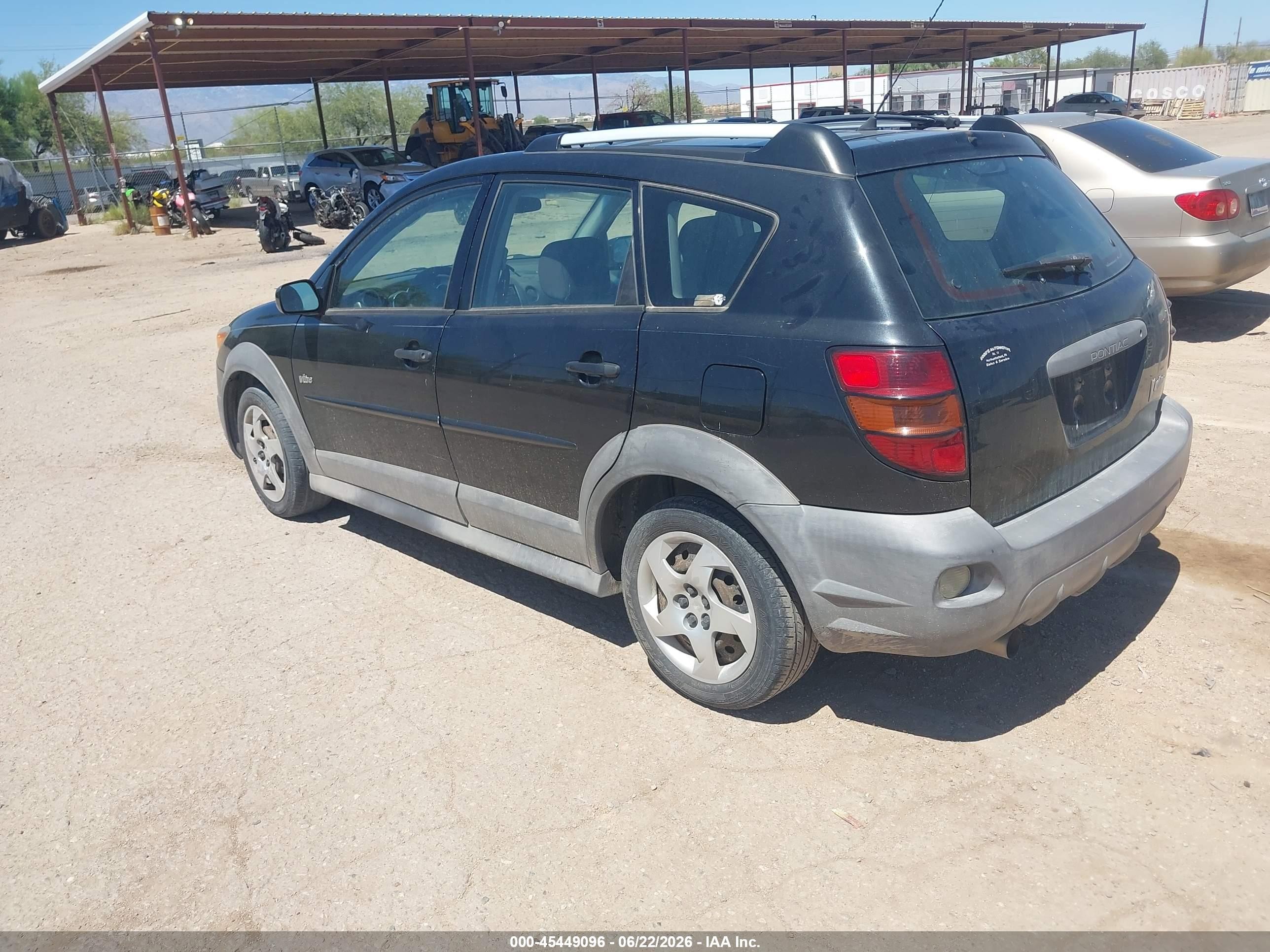 2005 Pontiac Vibe   Black vin: 5Y2SL63855Z459712