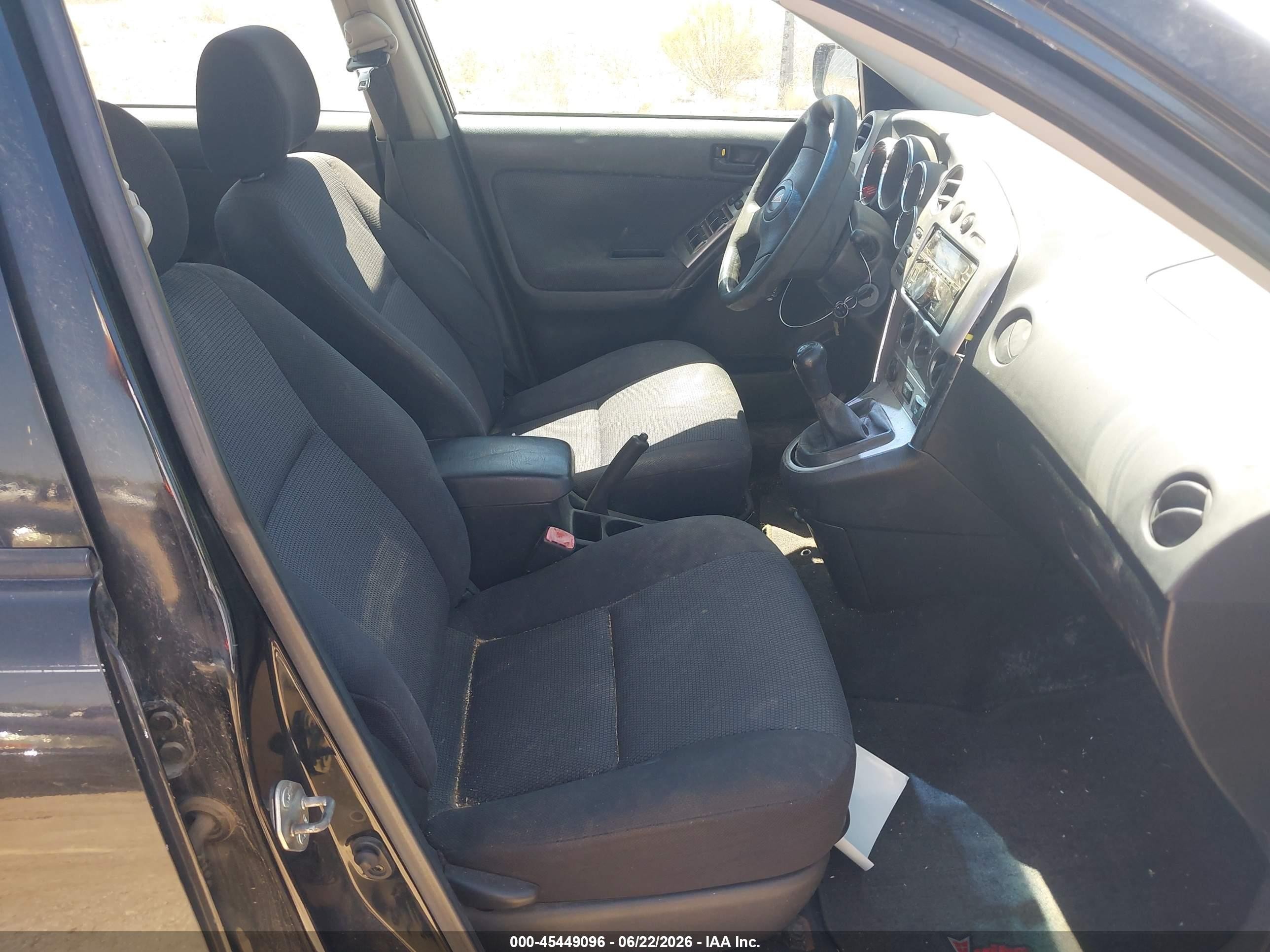 2005 Pontiac Vibe   Black vin: 5Y2SL63855Z459712