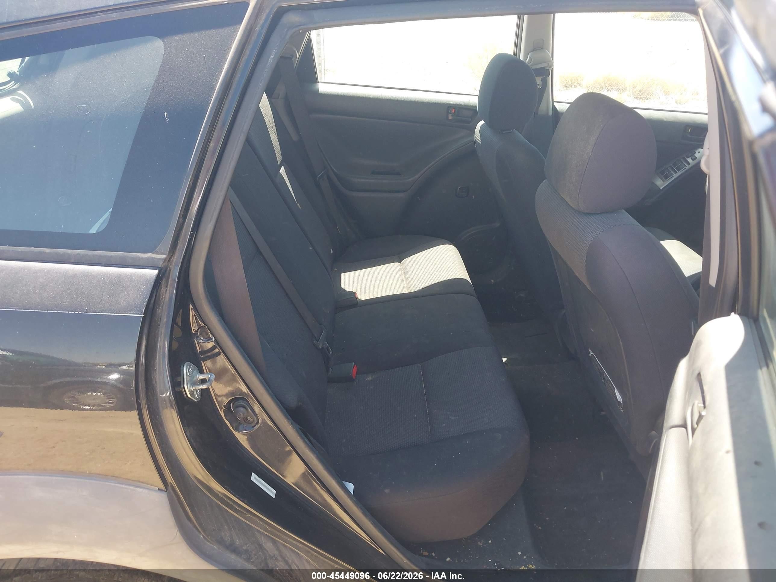 2005 Pontiac Vibe   Black vin: 5Y2SL63855Z459712