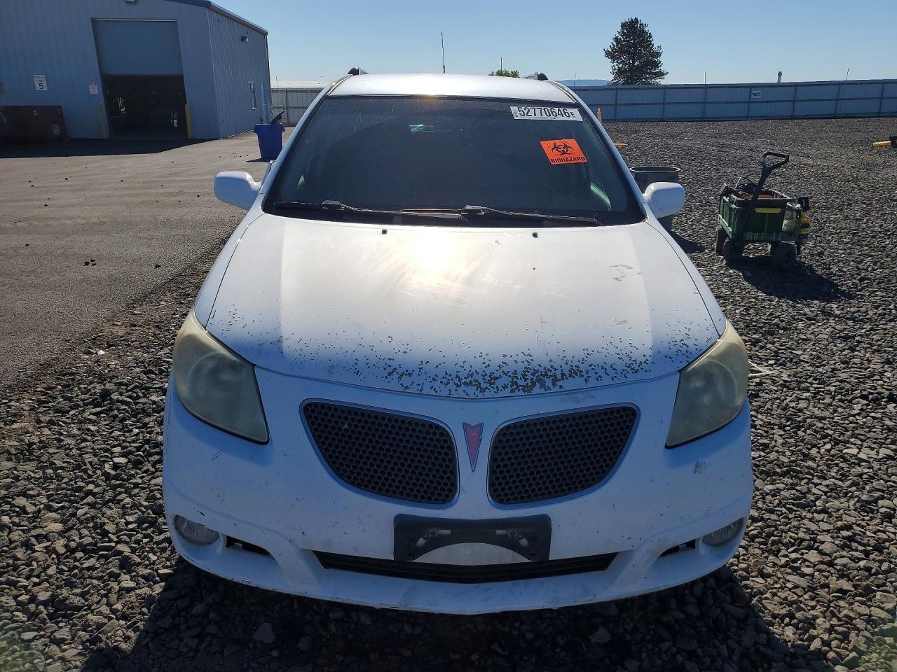 2005 Pontiac Vibe White vin: 5Y2SL63855Z465638