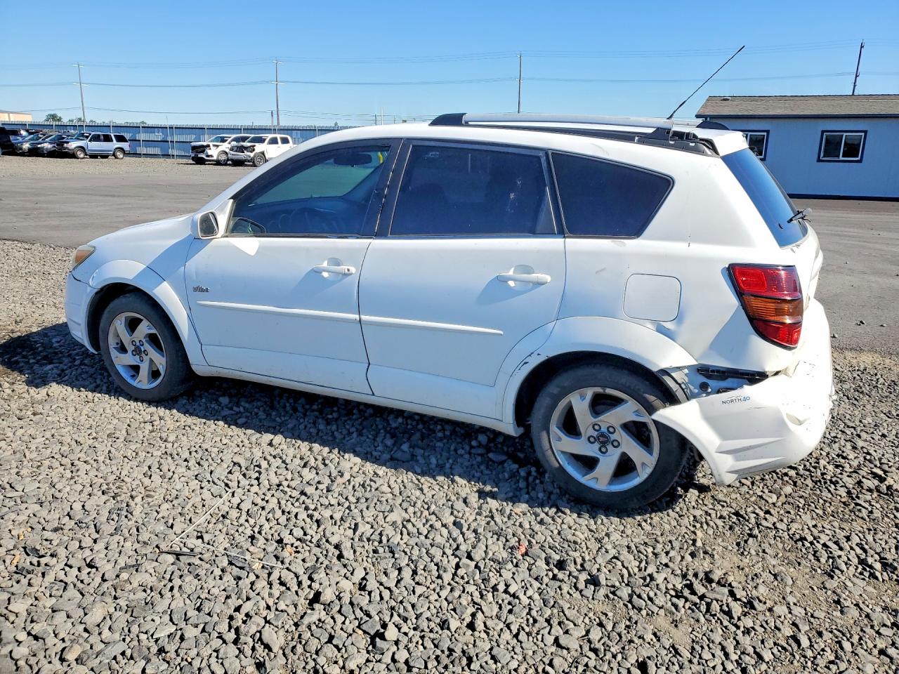 2005 Pontiac Vibe White vin: 5Y2SL63855Z465638