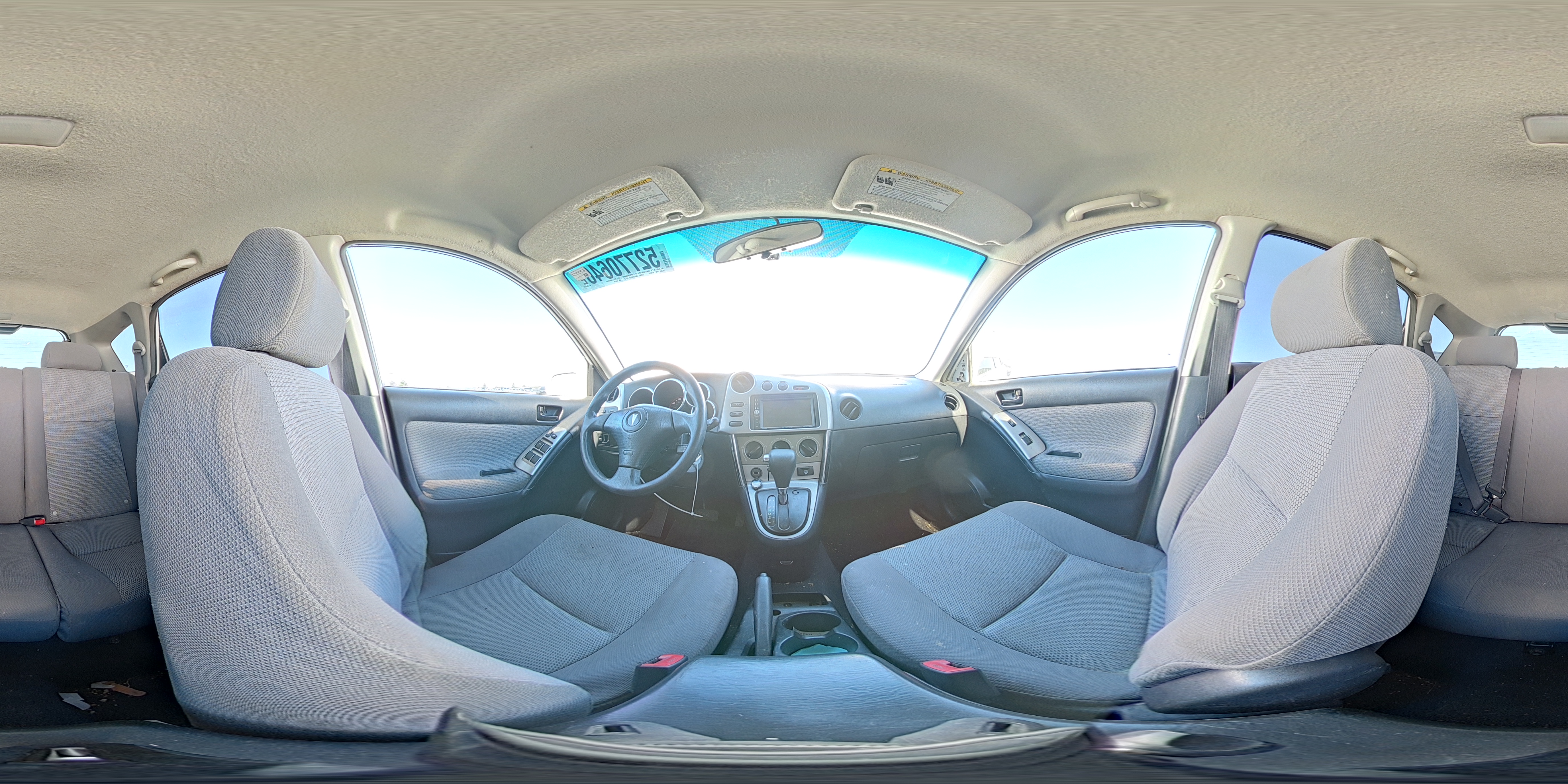 2005 Pontiac Vibe White vin: 5Y2SL63855Z465638