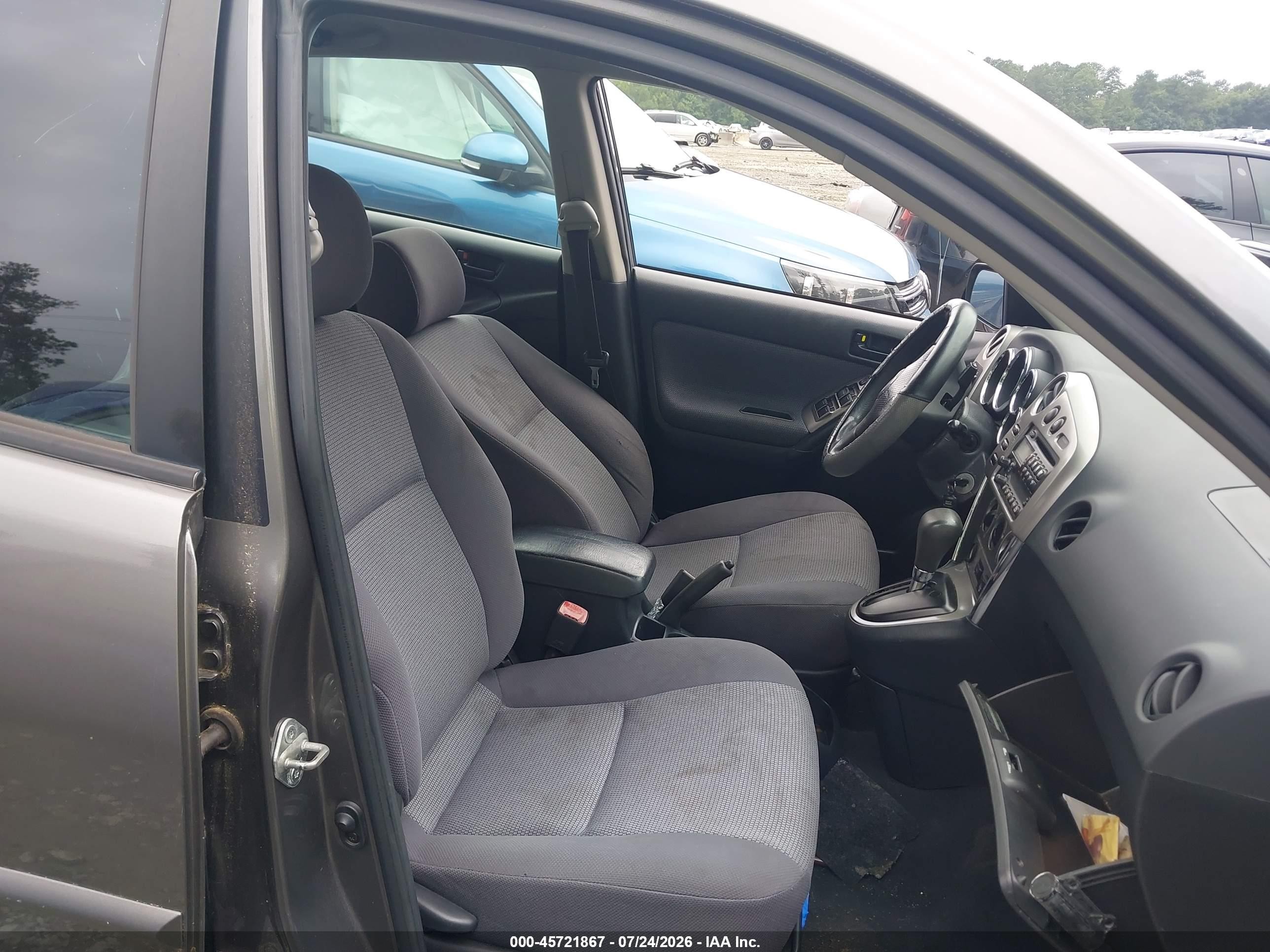 2005 Pontiac Vibe Gray vin: 5Y2SL63855Z475022