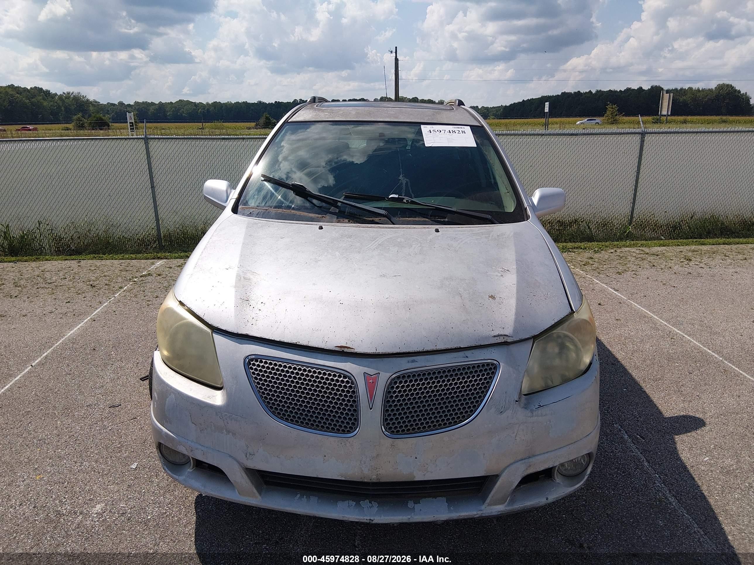 2005 Pontiac Vibe Silver vin: 5Y2SL63865Z408042