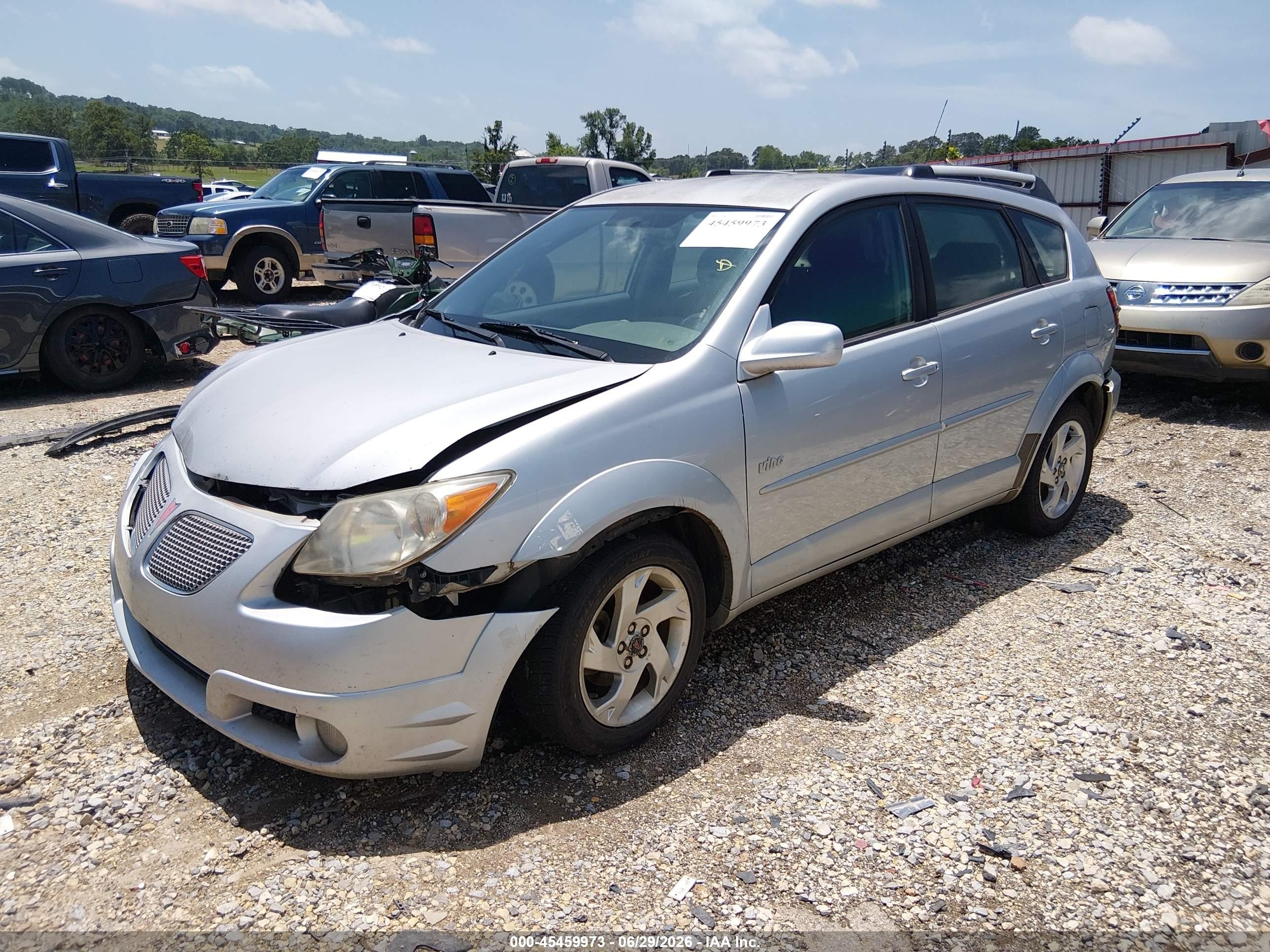 2005 Pontiac Vibe   Silver vin: 5Y2SL63865Z431675