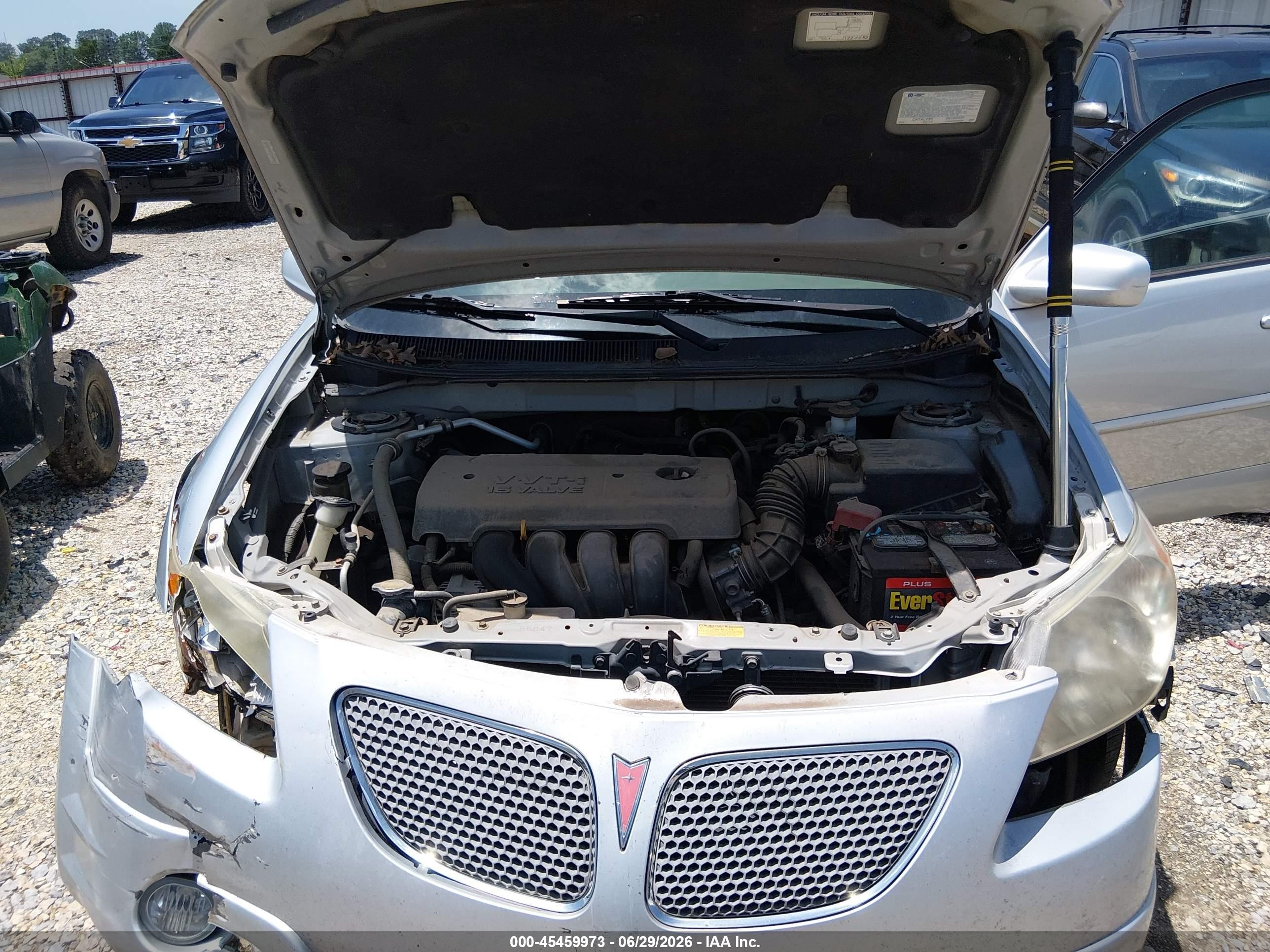 2005 Pontiac Vibe   Silver vin: 5Y2SL63865Z431675