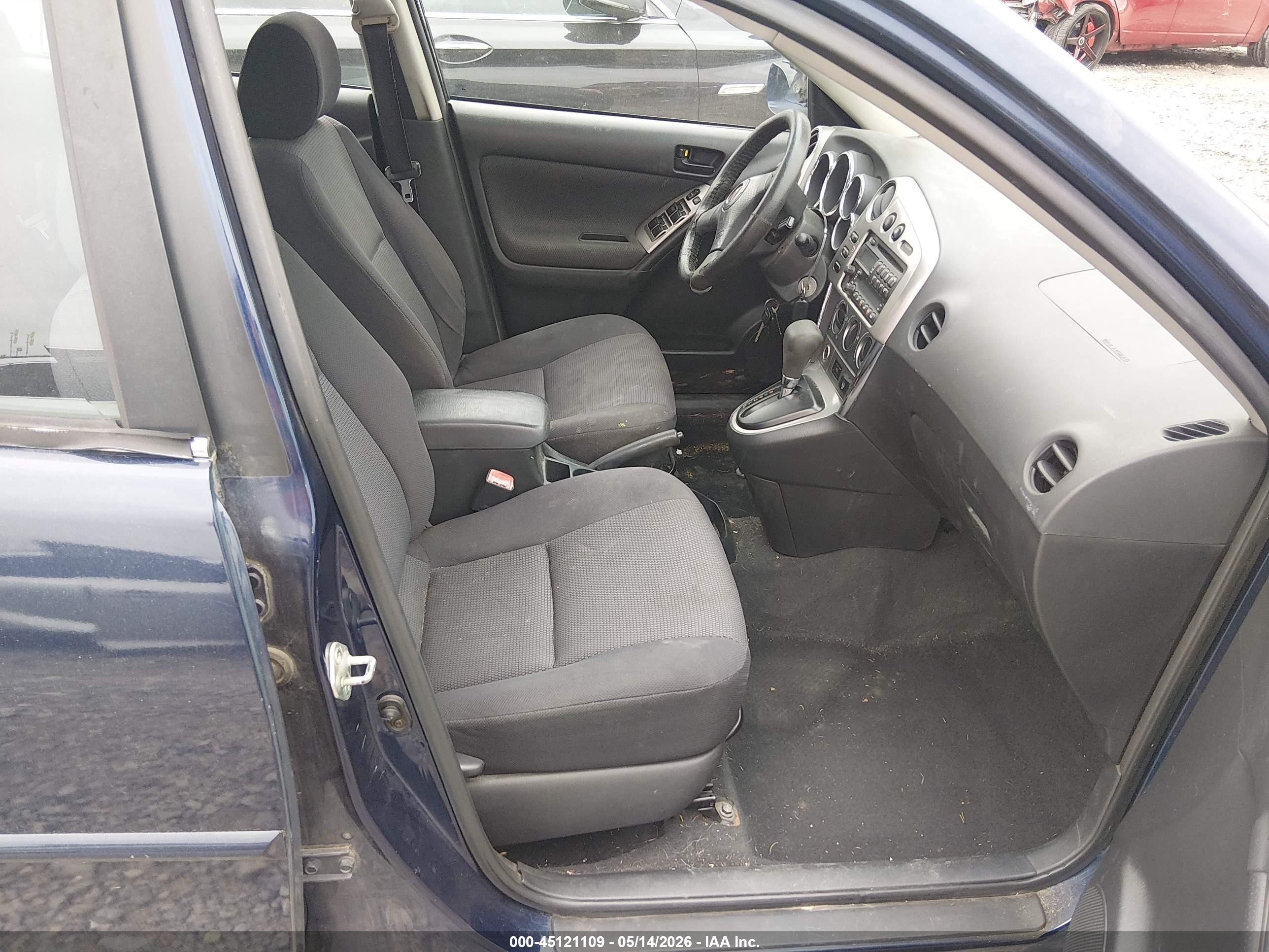 2005 Pontiac Vibe   Blue vin: 5Y2SL63875Z405750