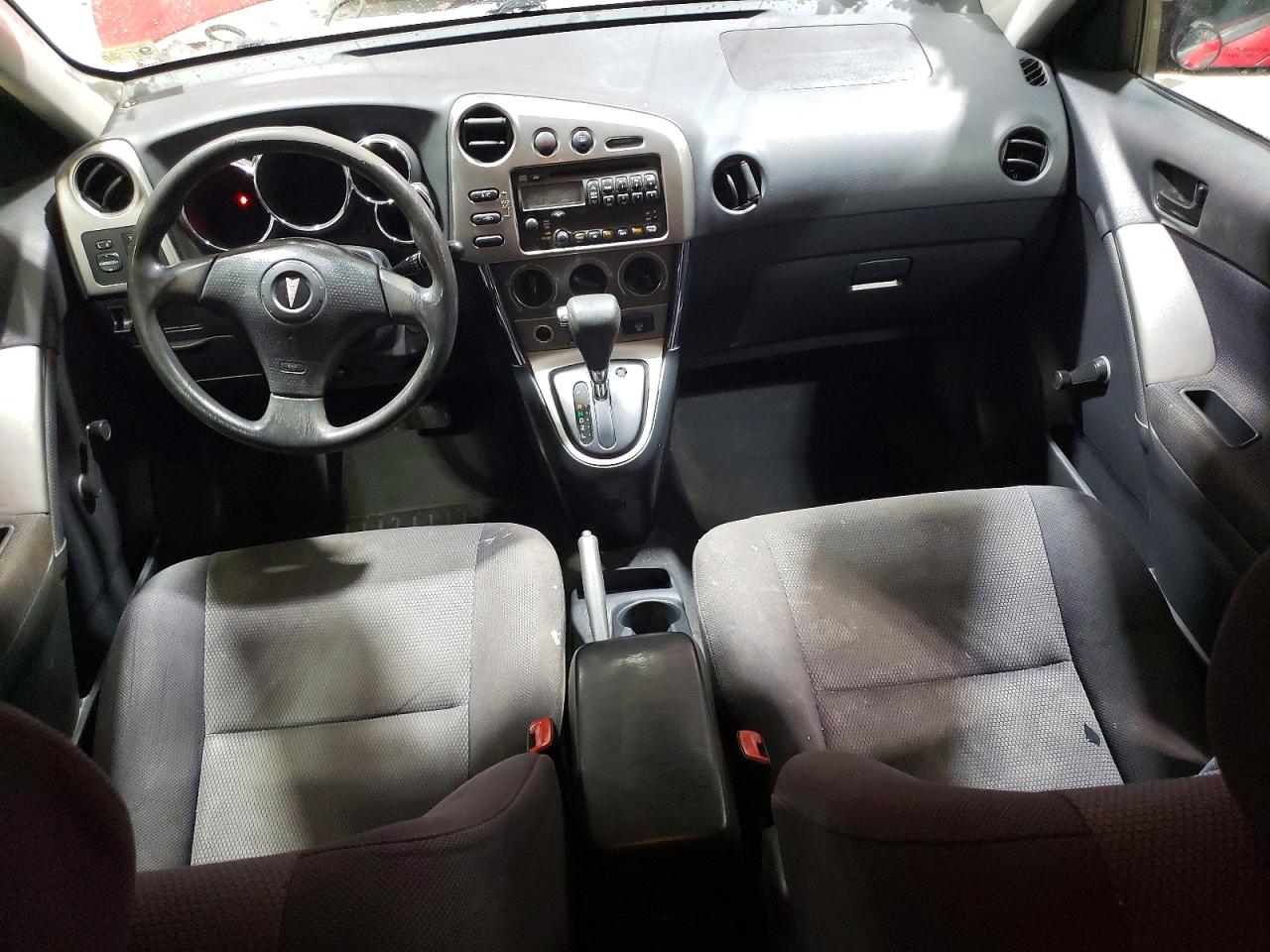 2005 Pontiac Vibe Red vin: 5Y2SL63875Z455127
