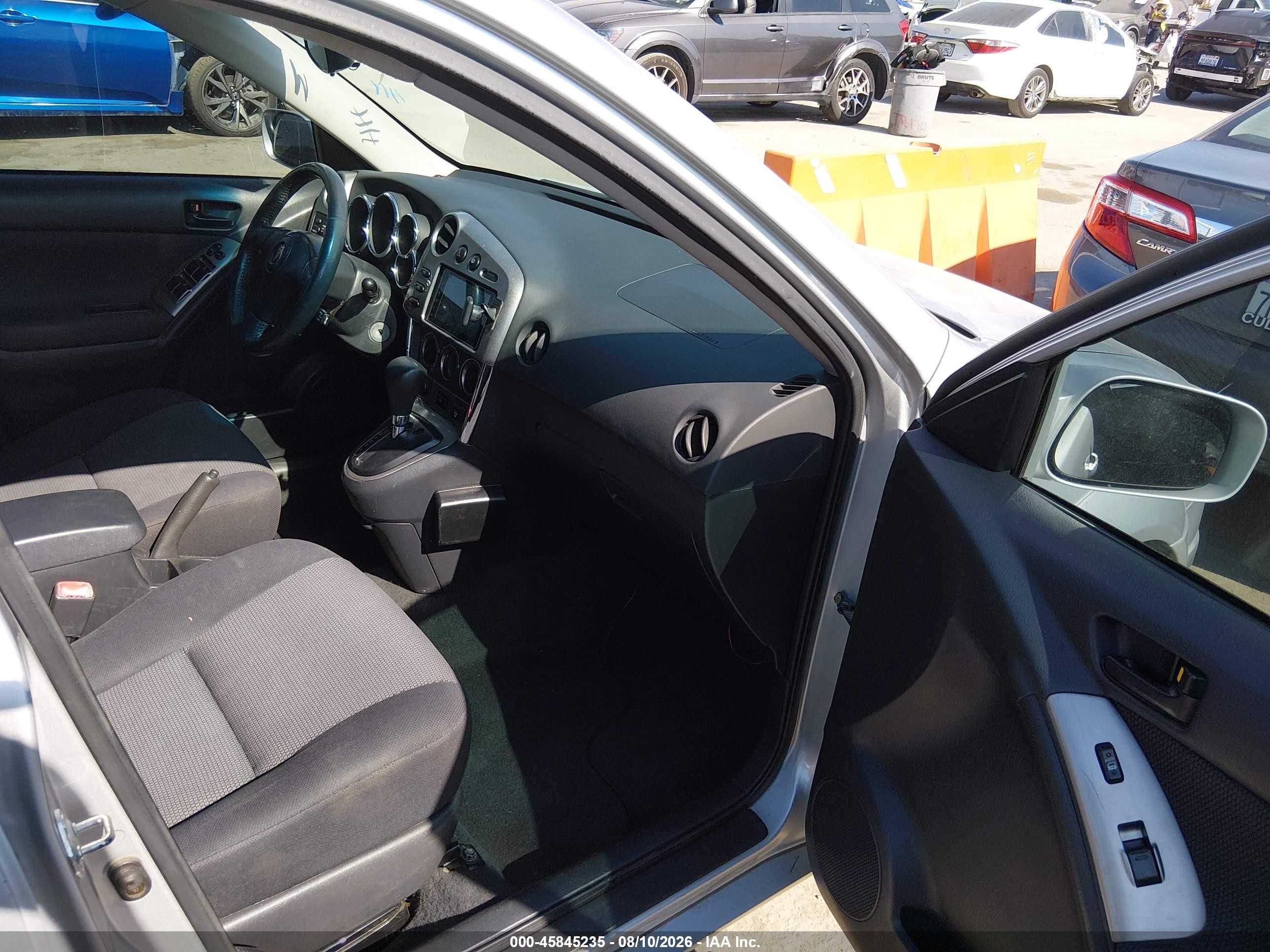 2005 Pontiac Vibe   Silver vin: 5Y2SL63875Z459047