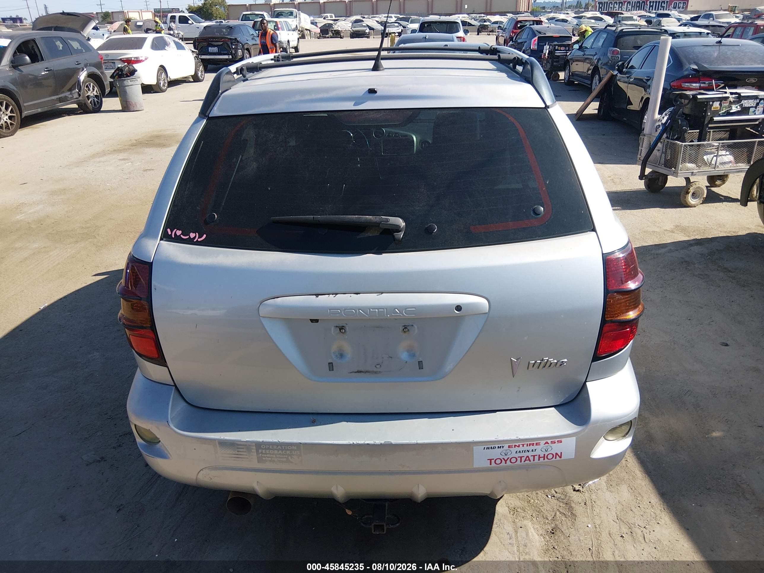 2005 Pontiac Vibe   Silver vin: 5Y2SL63875Z459047