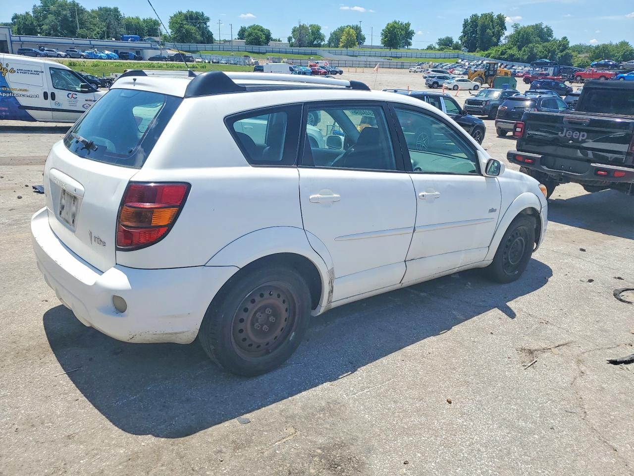 2005 Pontiac Vibe White vin: 5Y2SL63885Z410309