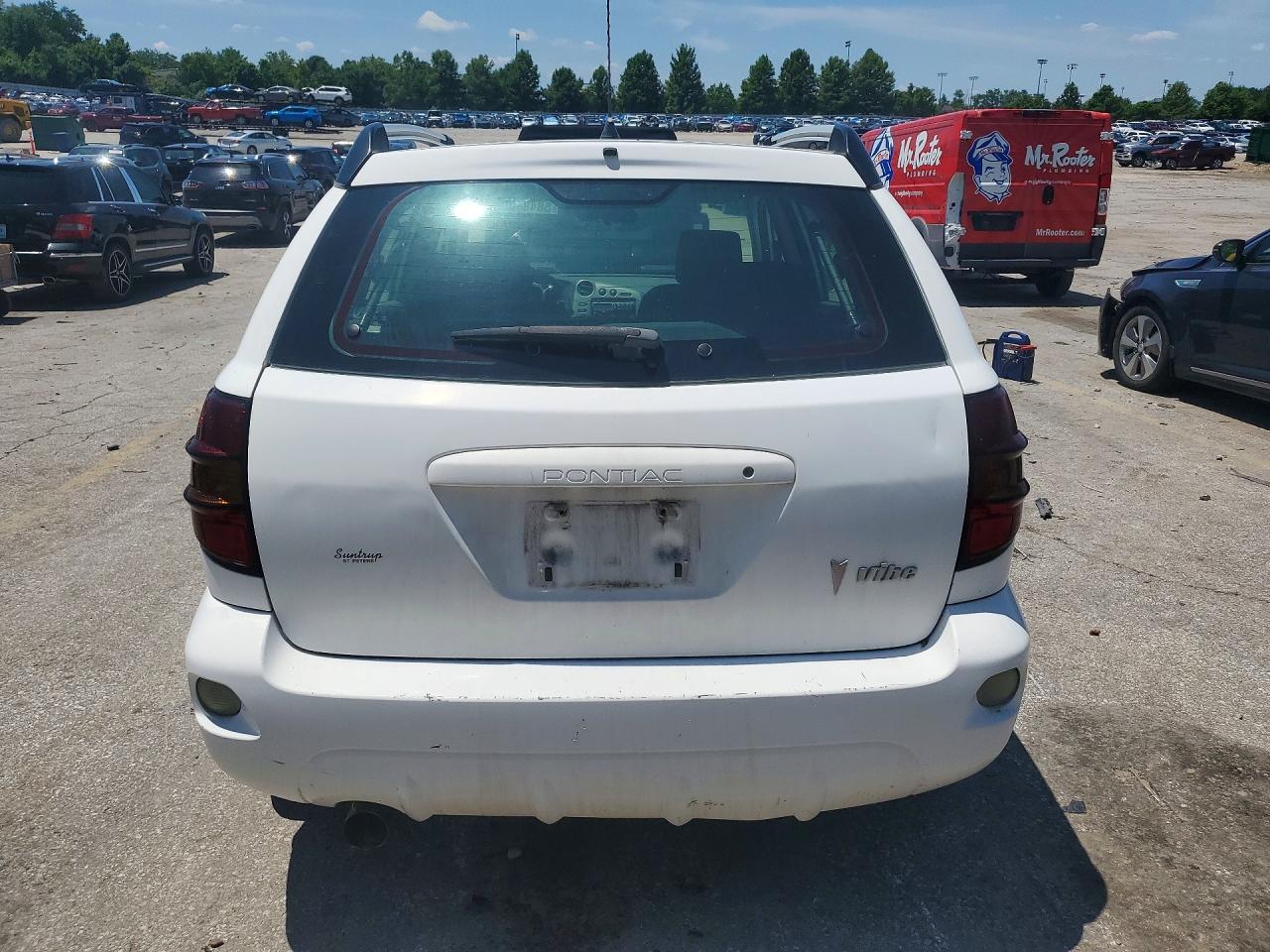 2005 Pontiac Vibe White vin: 5Y2SL63885Z410309