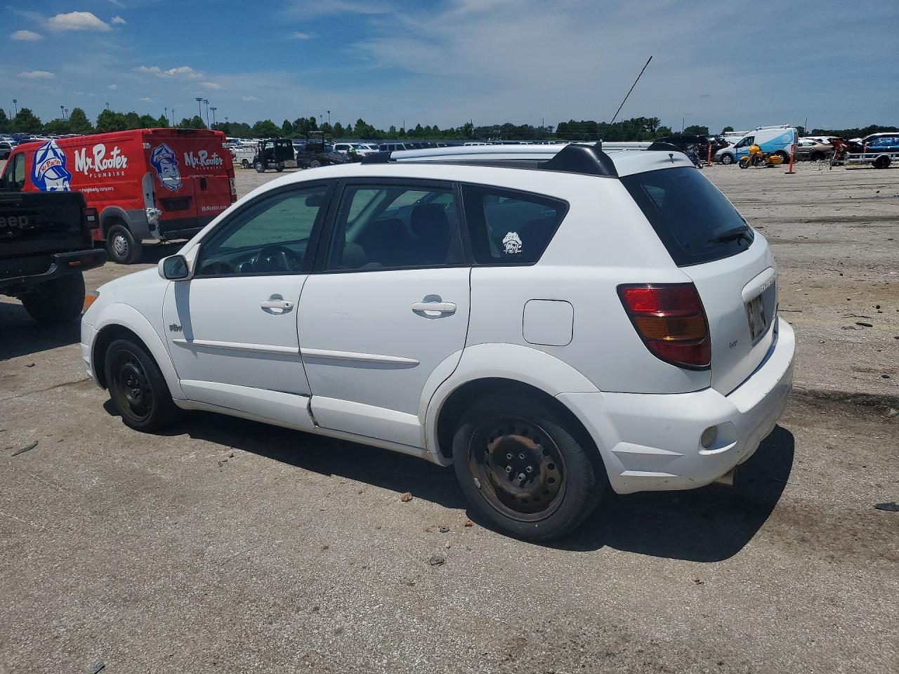 2005 Pontiac Vibe White vin: 5Y2SL63885Z410309