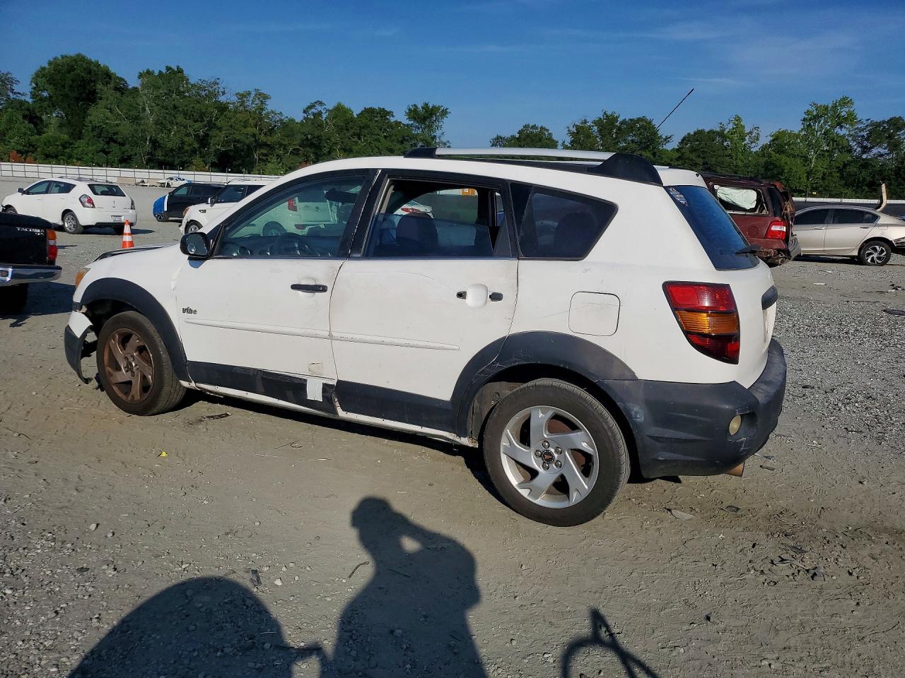 2005 Pontiac Vibe White vin: 5Y2SL63885Z455444