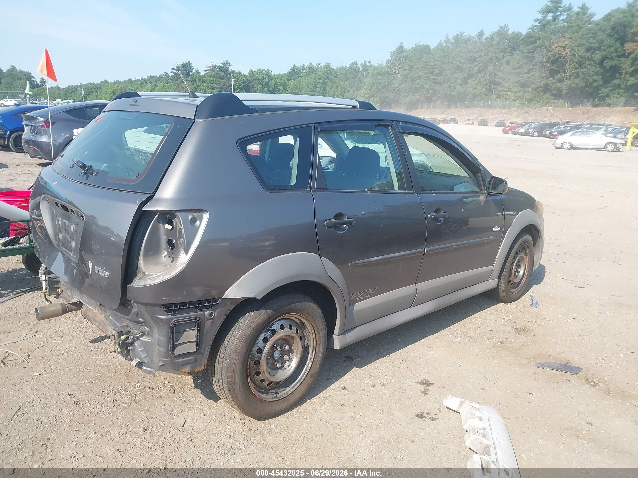 2005 Pontiac Vibe   Gray vin: 5Y2SL63885Z481056