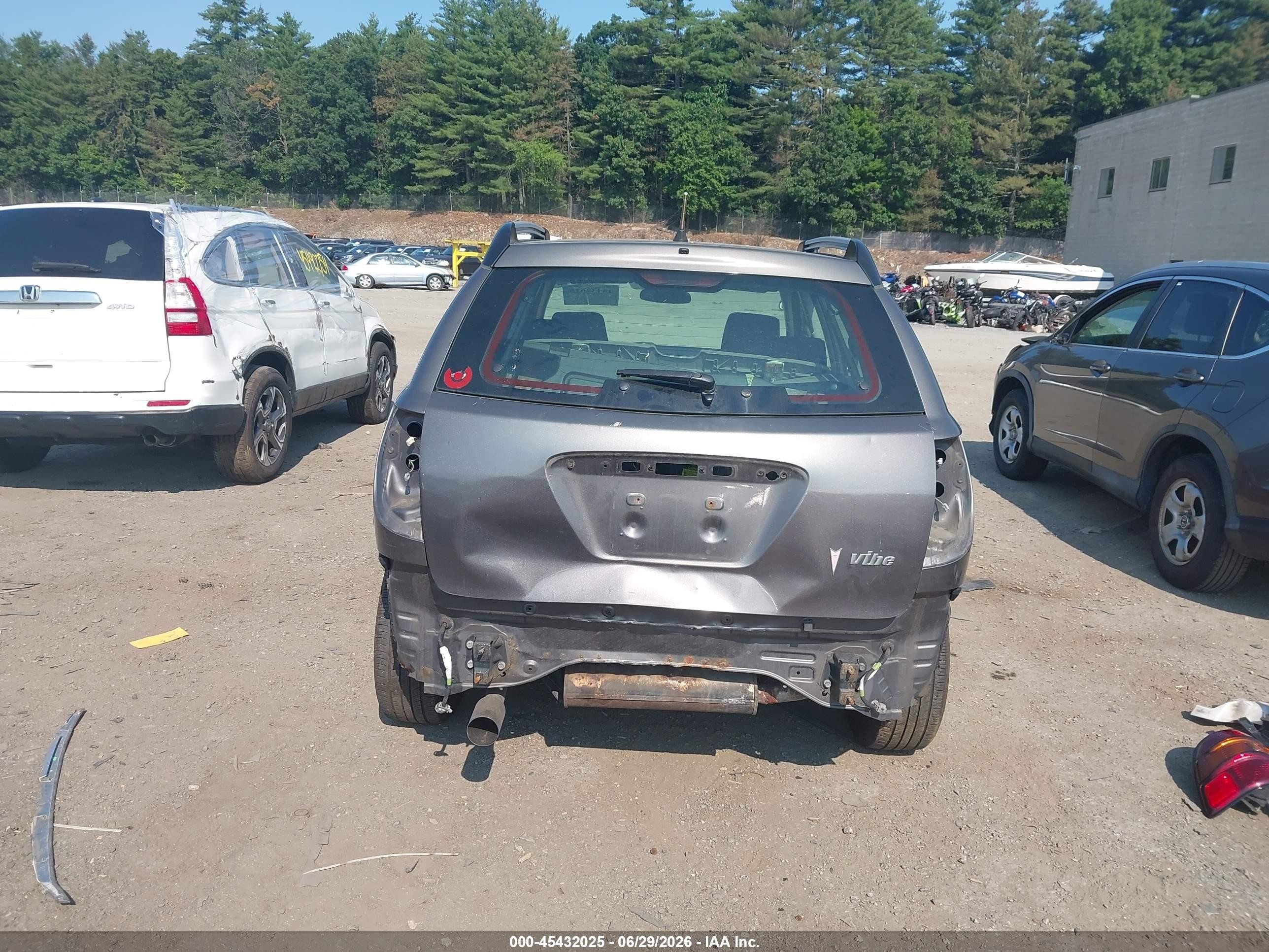 2005 Pontiac Vibe   Gray vin: 5Y2SL63885Z481056