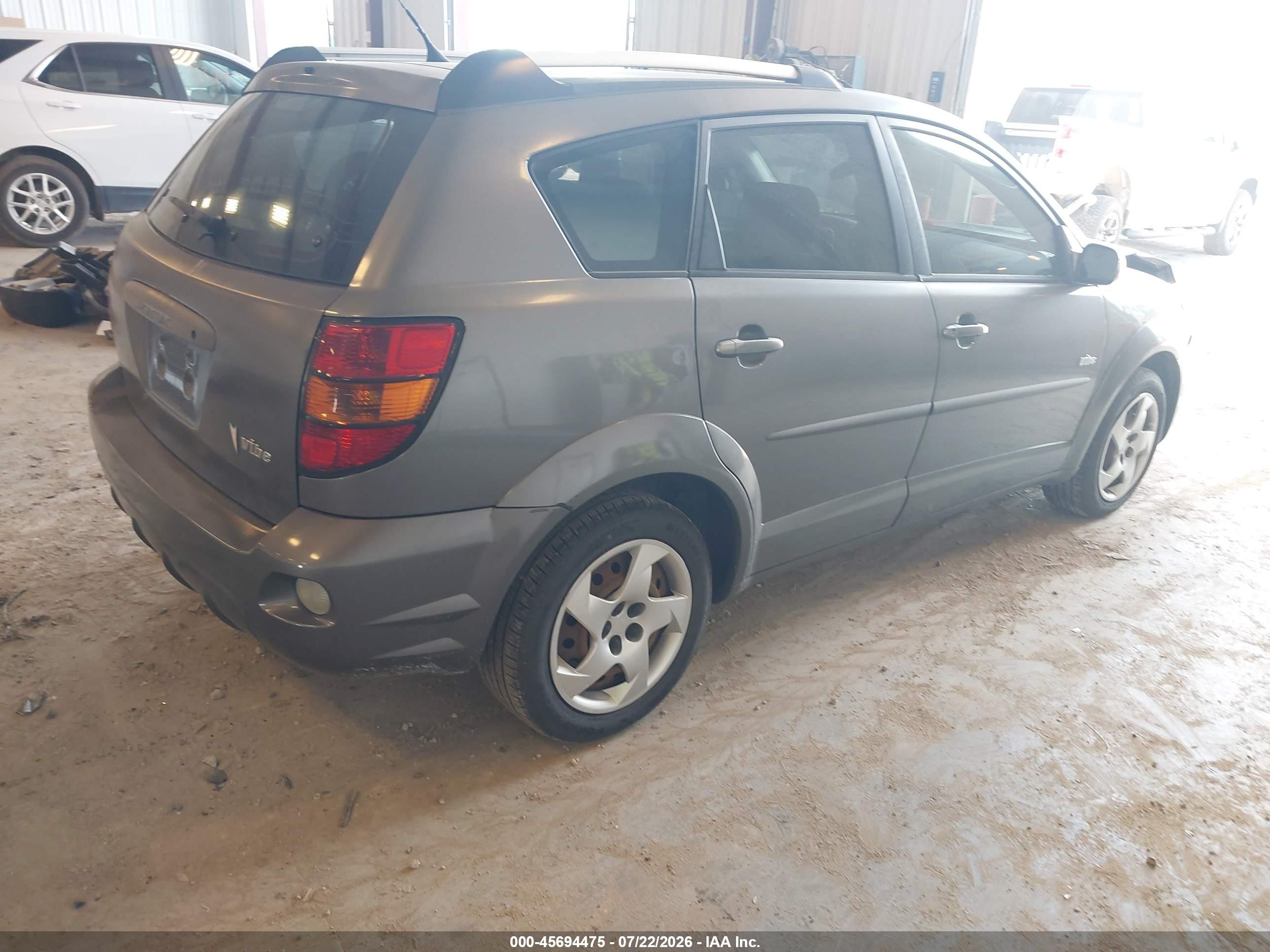 2005 Pontiac Vibe   Gray vin: 5Y2SL63895Z419925