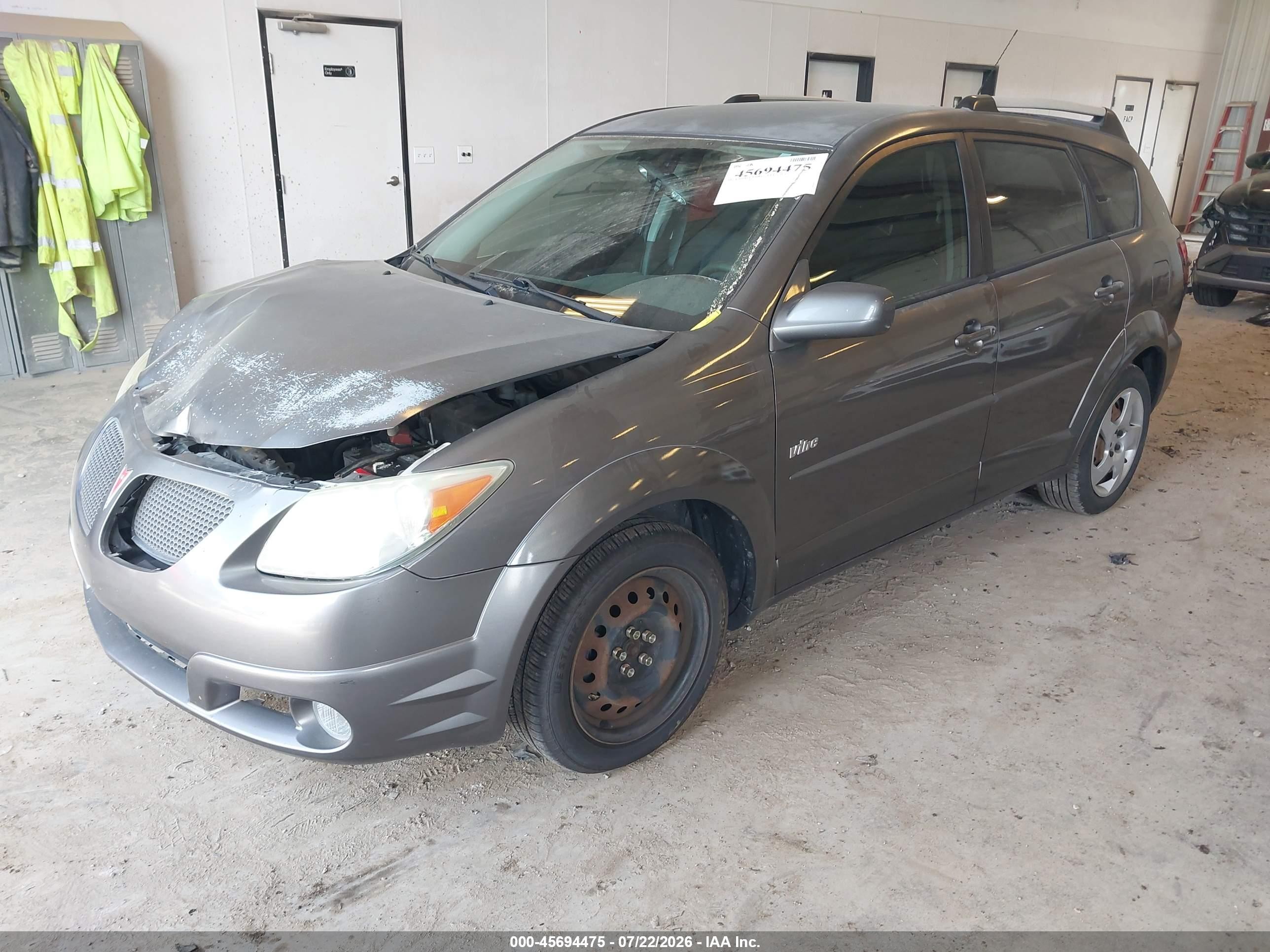 2005 Pontiac Vibe   Gray vin: 5Y2SL63895Z419925