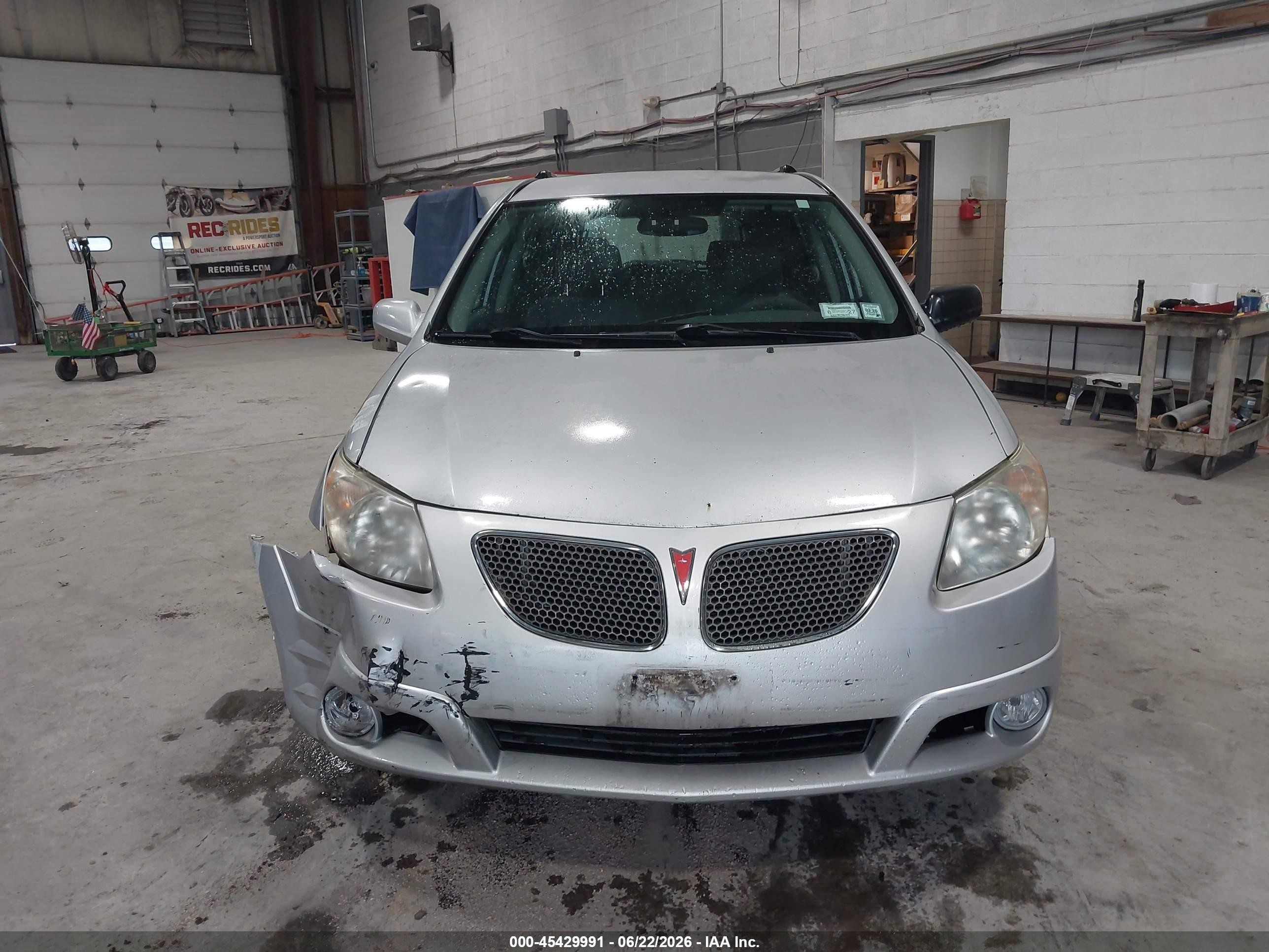 2005 Pontiac Vibe   Gray vin: 5Y2SL63895Z420878